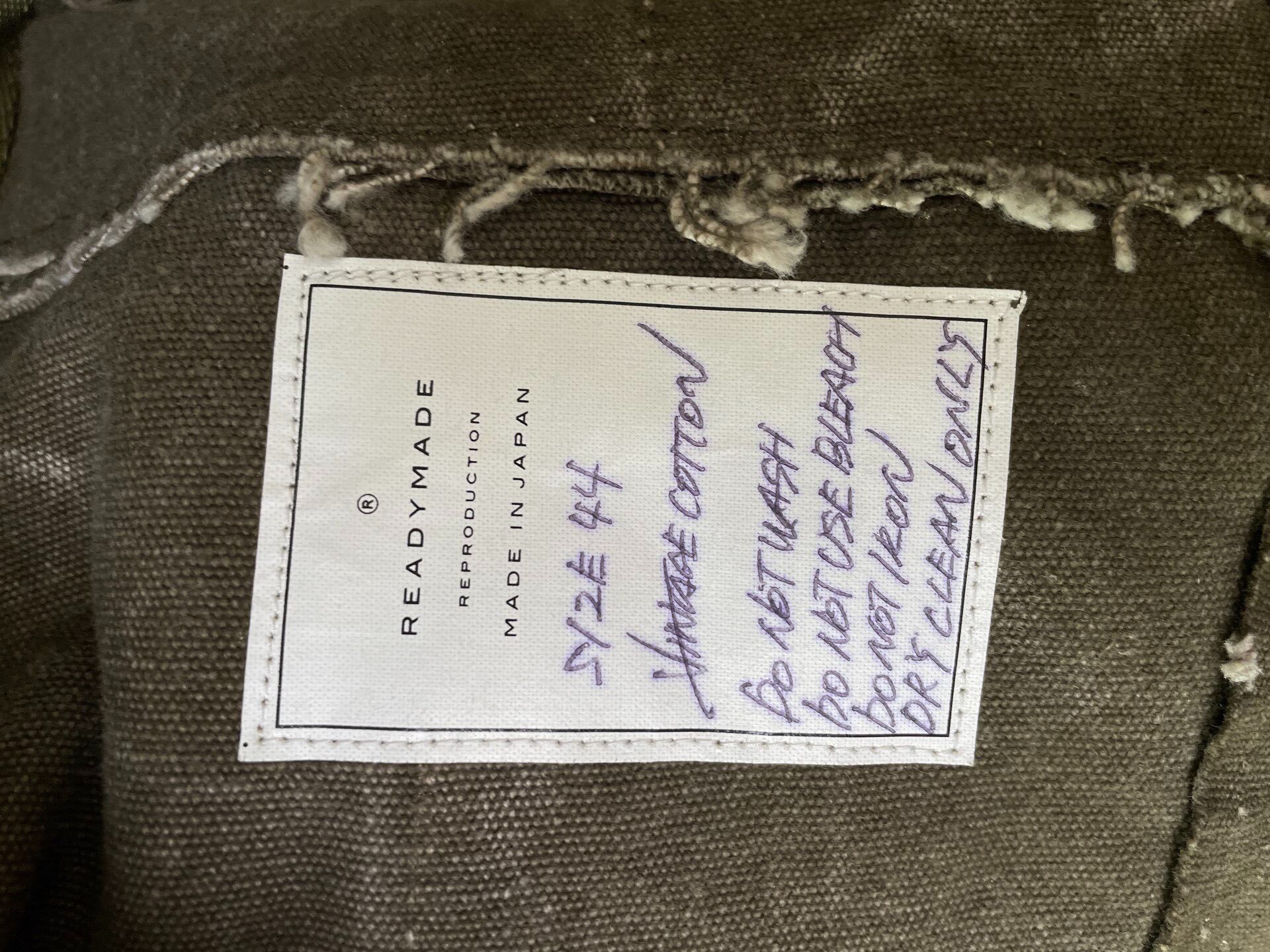 ReadyMade M65 Vintage Field Jacket — back