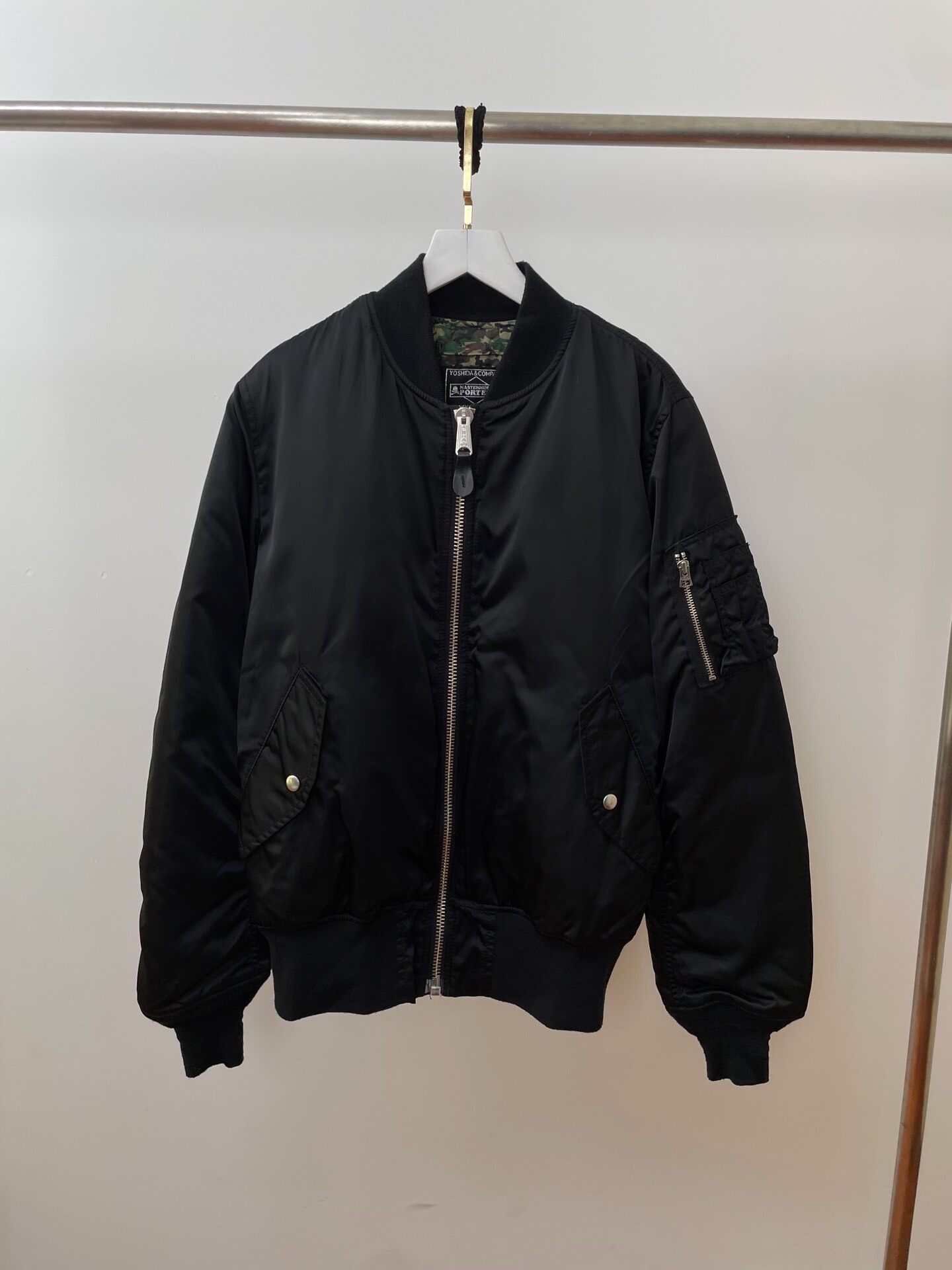 Mastermind Collab Skull Bomber Jacket — front