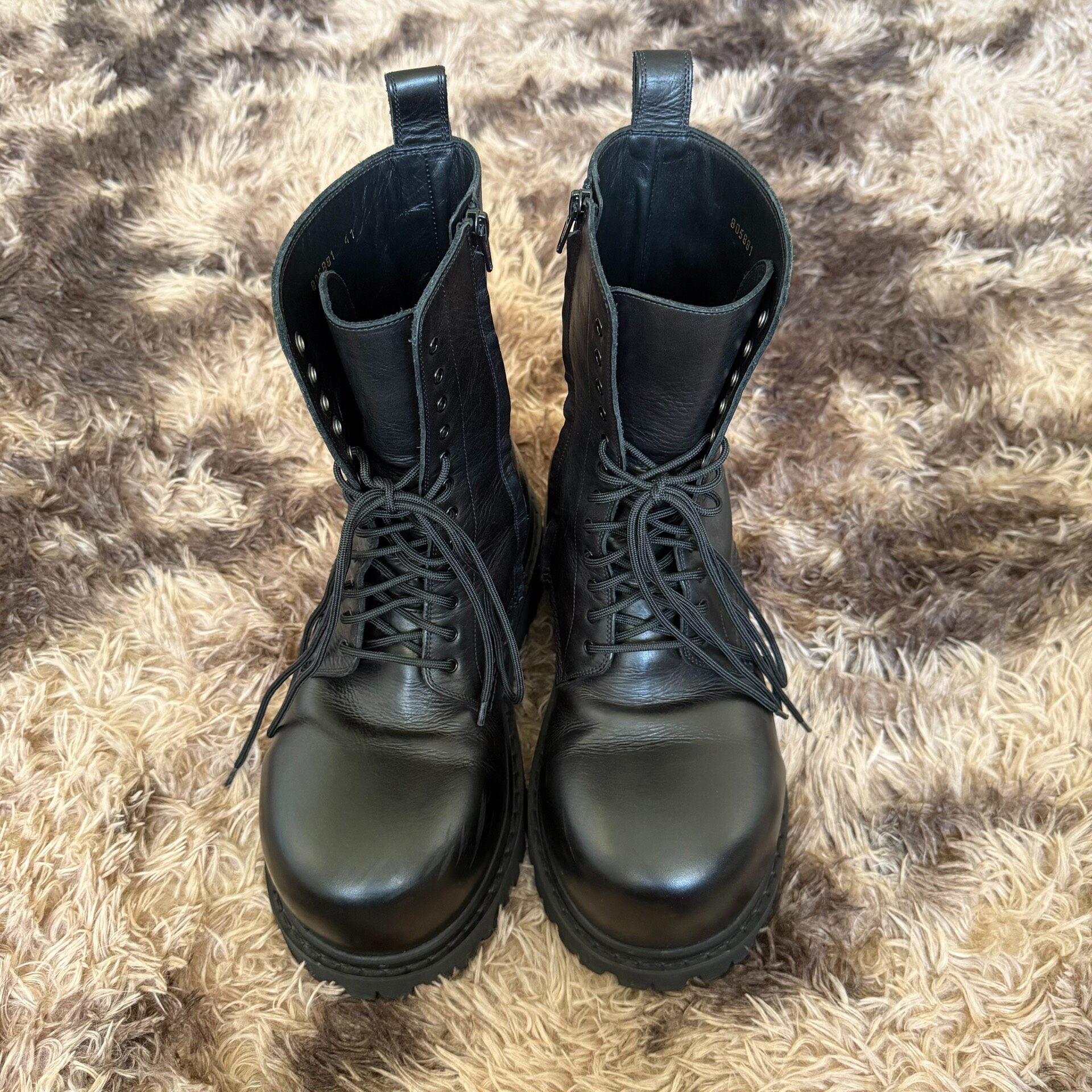Balenciaga Stomper High-Top Boots — front