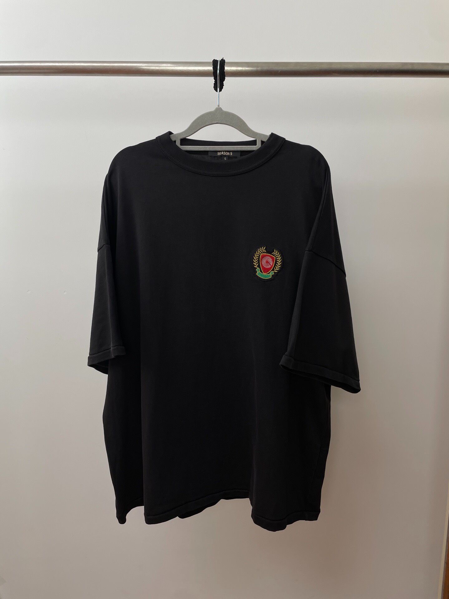 Yeezy Season 5 Black Short Sleeve Tee