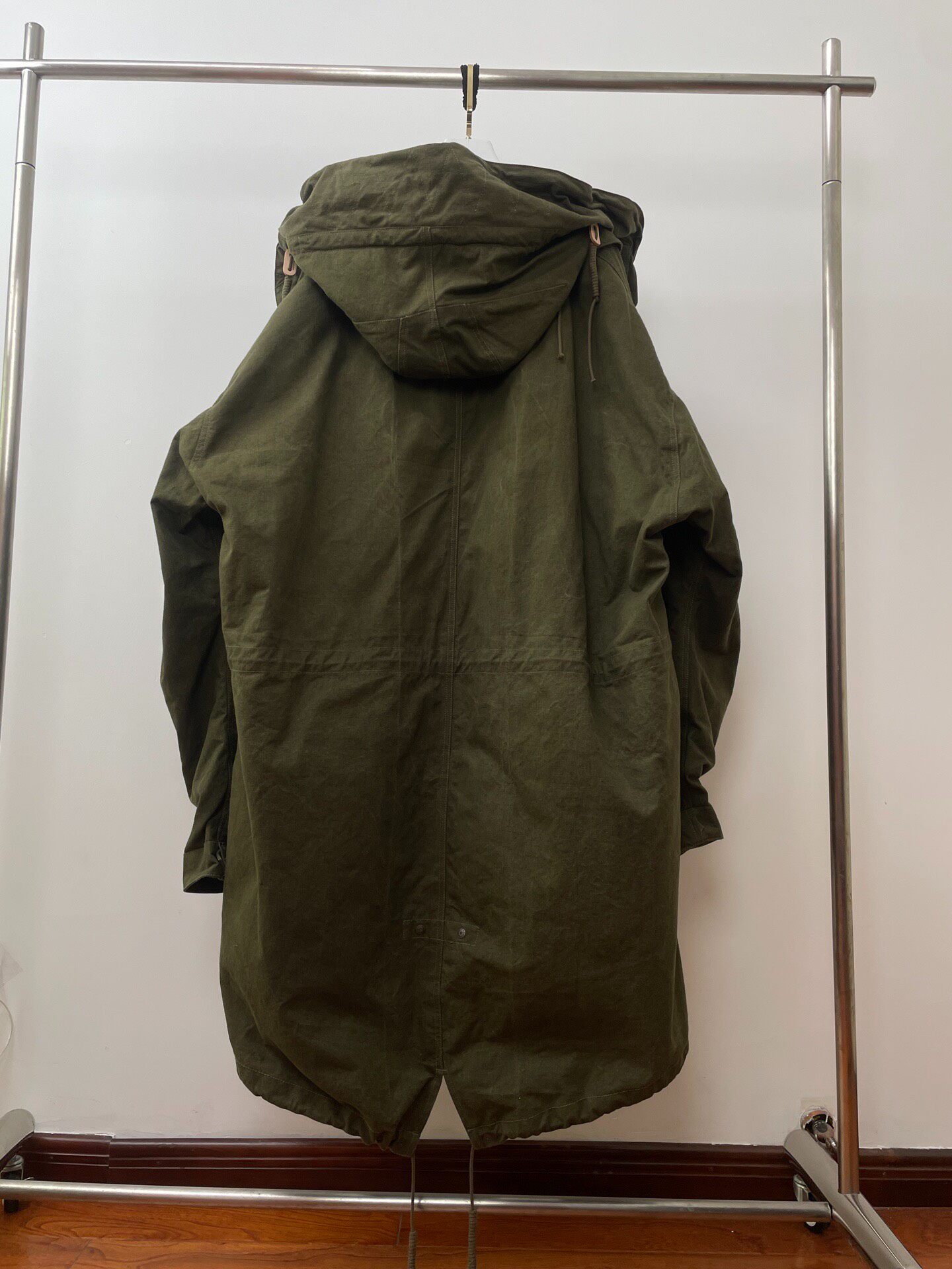 Readymade Olive Fishtail Parka — front