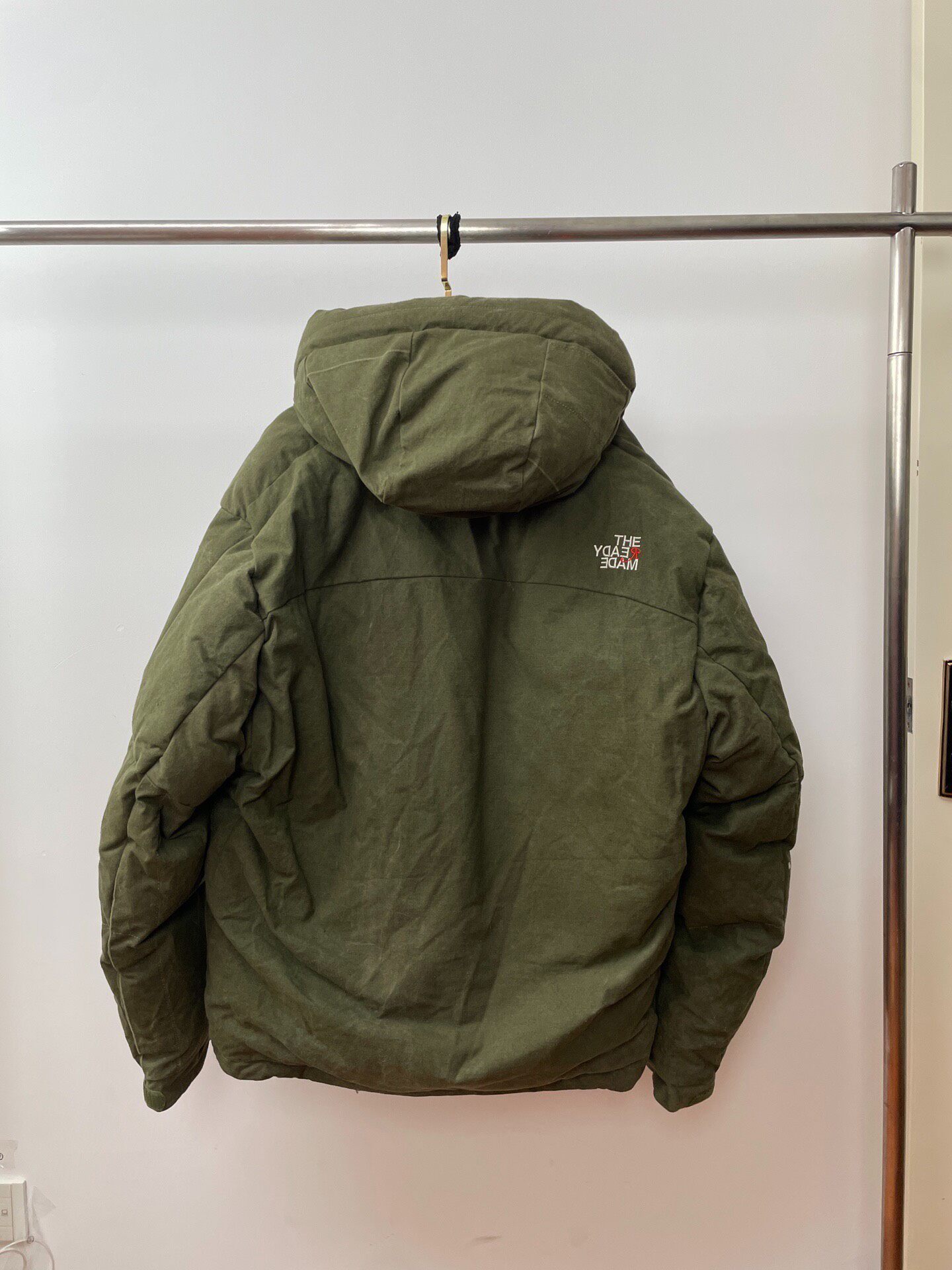 Readymade Olive Green Down Jacket — front