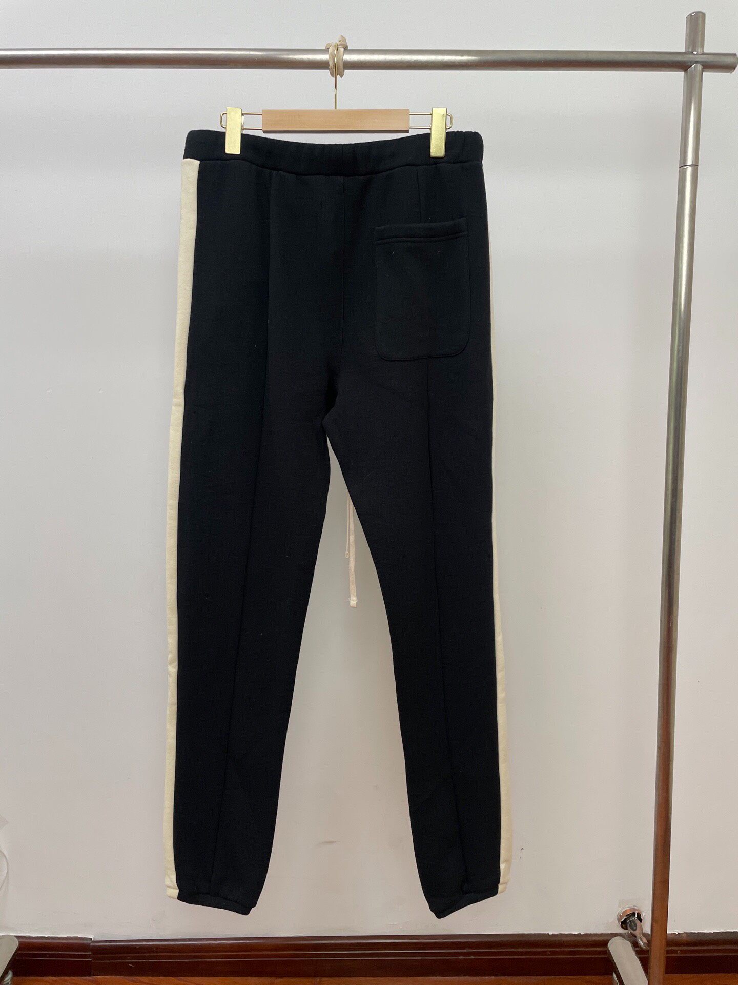 Fear of God Essentials Black Sweatpants — front