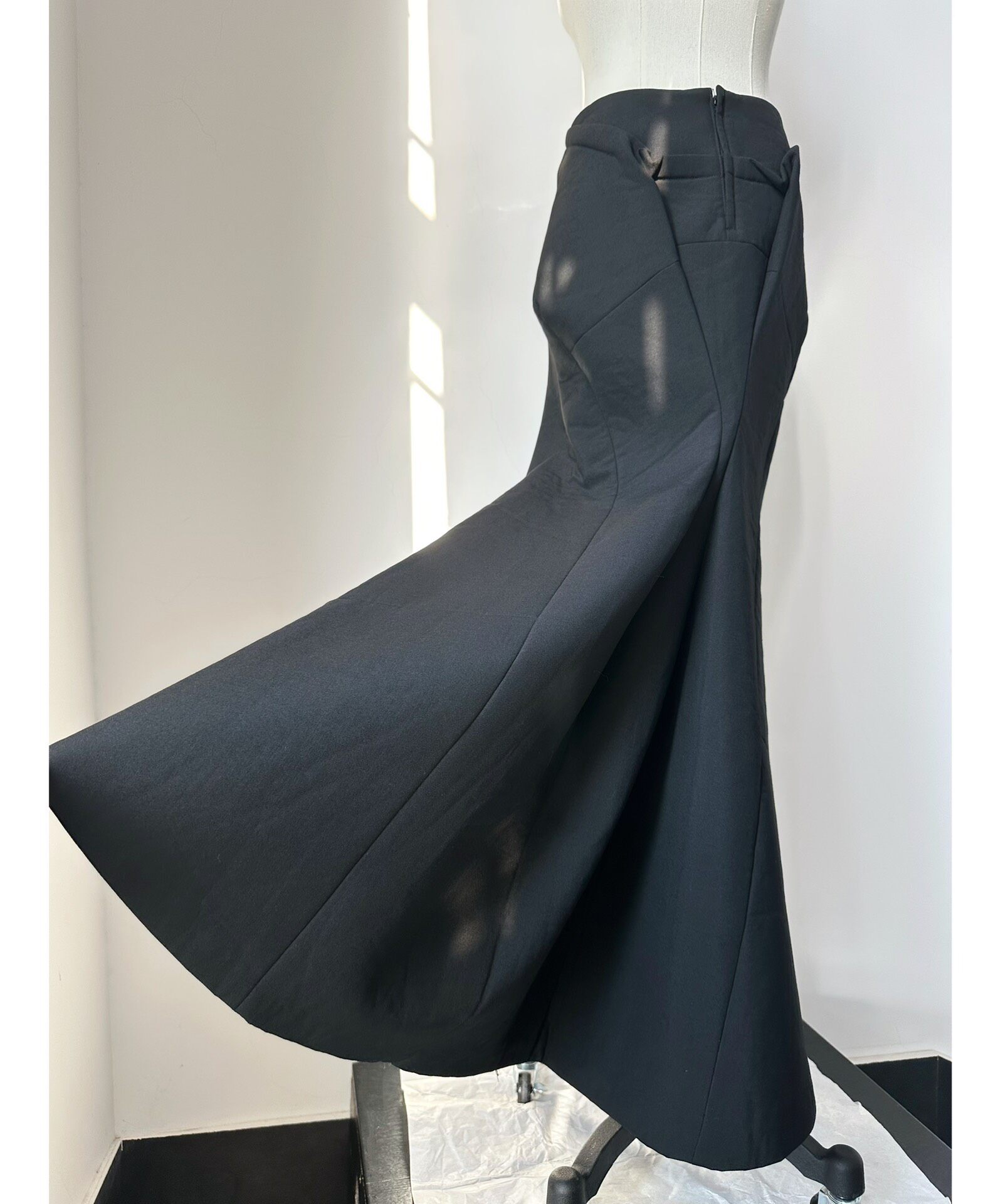 Junya Watanabe Black Mermaid Skirt — front