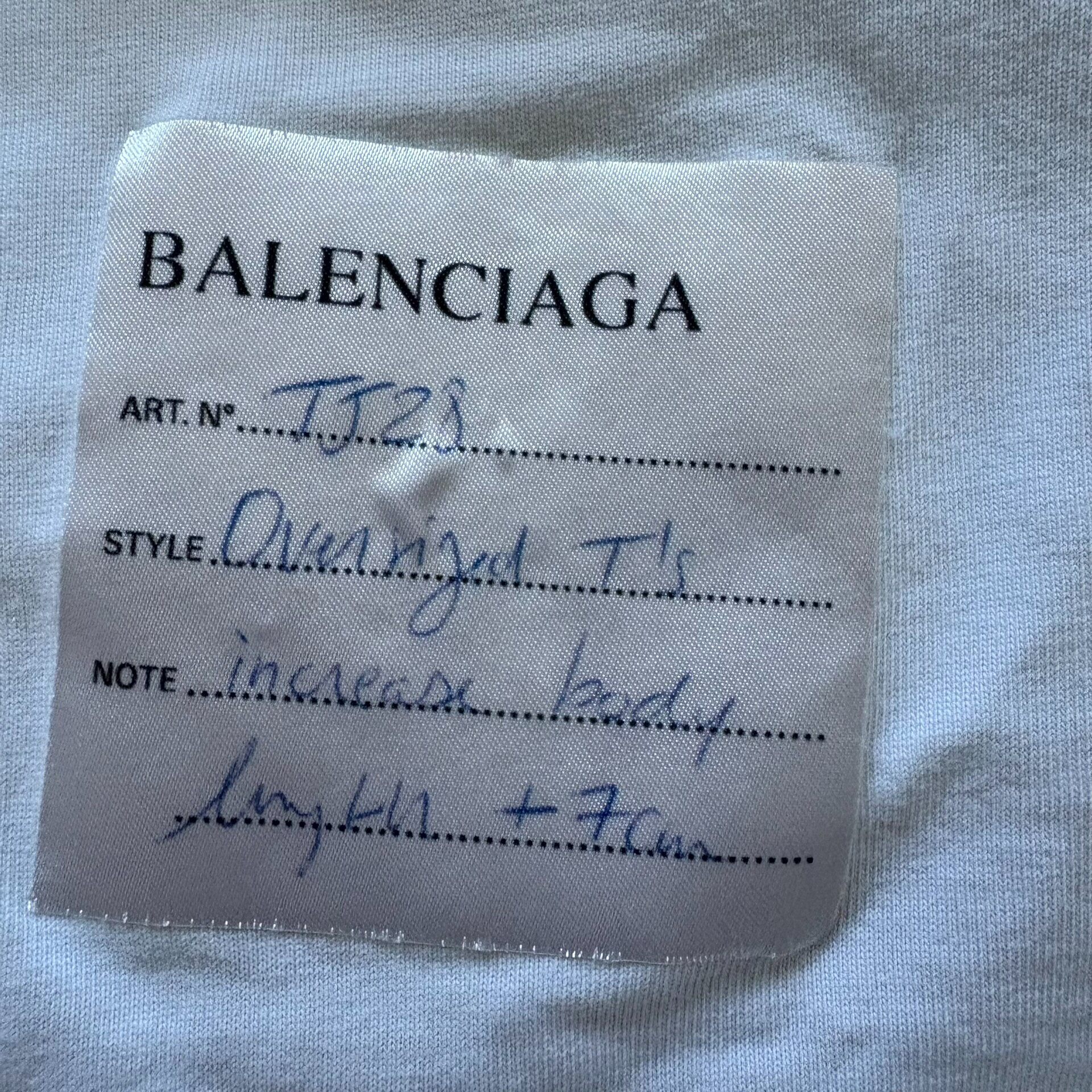 Balenciaga SS24 Logo Short-sleeve T-Shirt — front