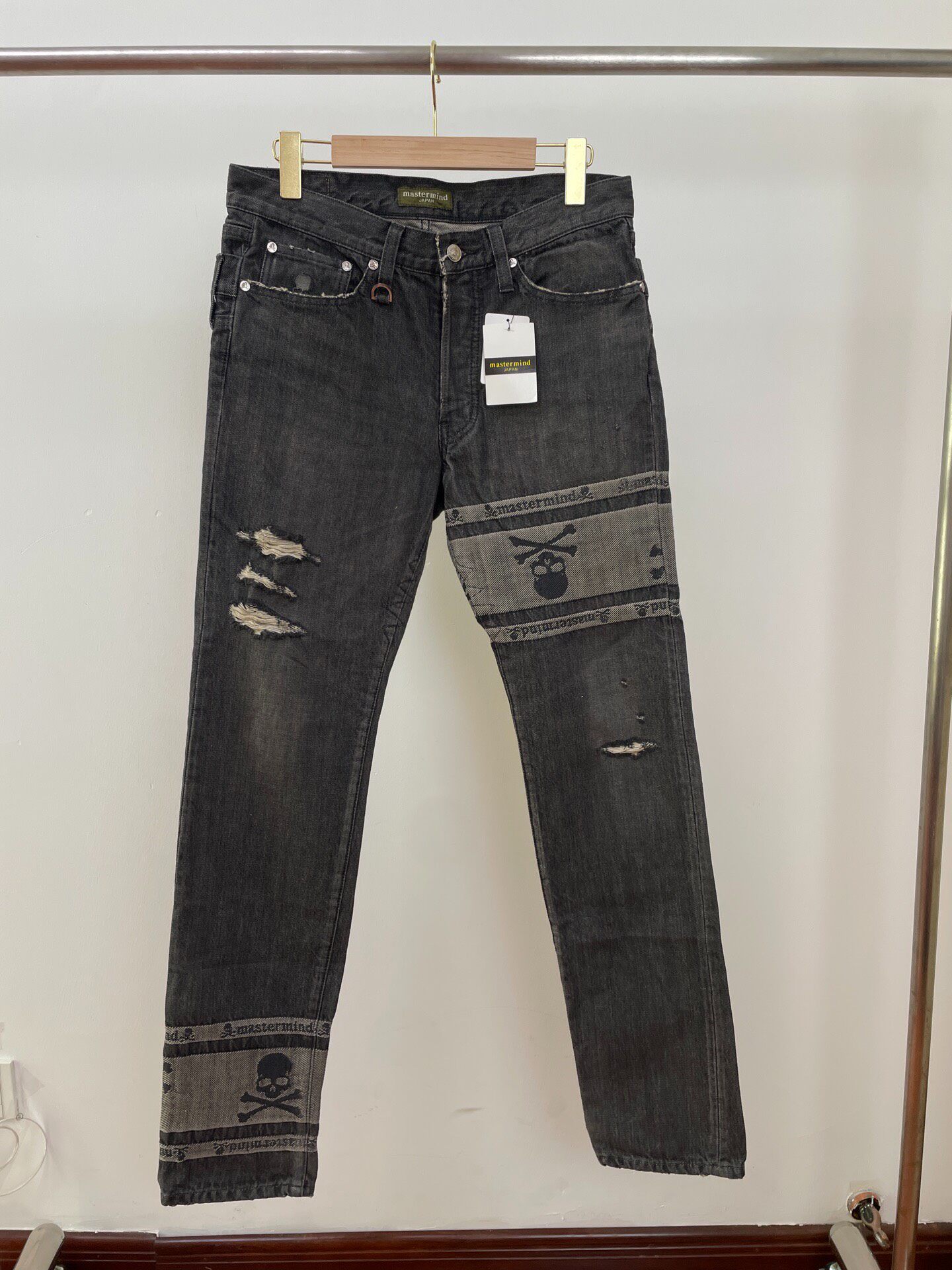 Mastermind Japan Skull Straight Denim Jeans