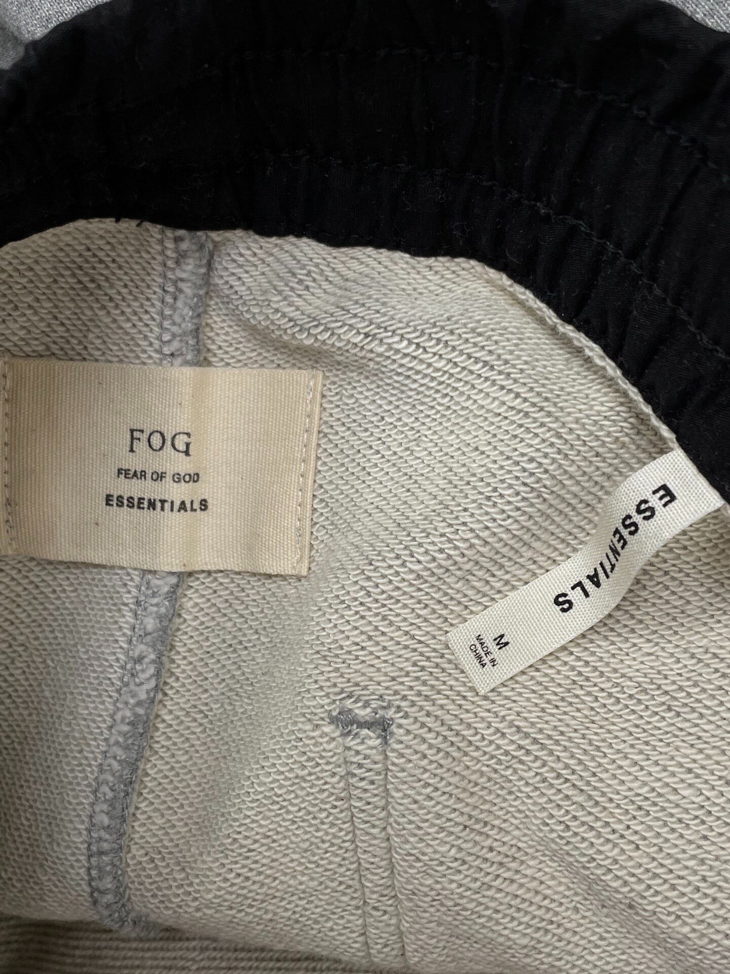 Fear of God Essentials Gray Sweatpants — detail