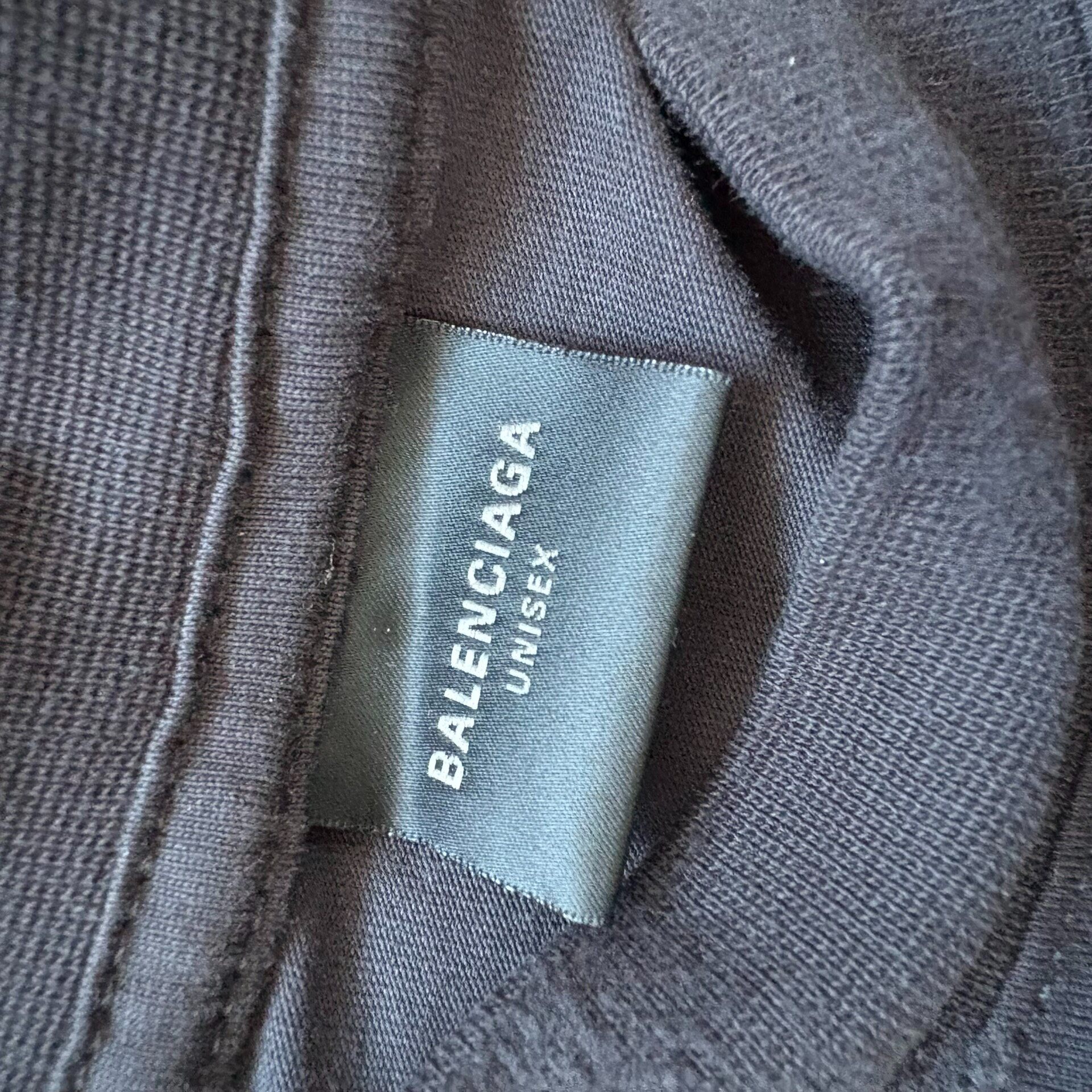 Balenciaga 25SS Faded Graphic T-Shirt — detail