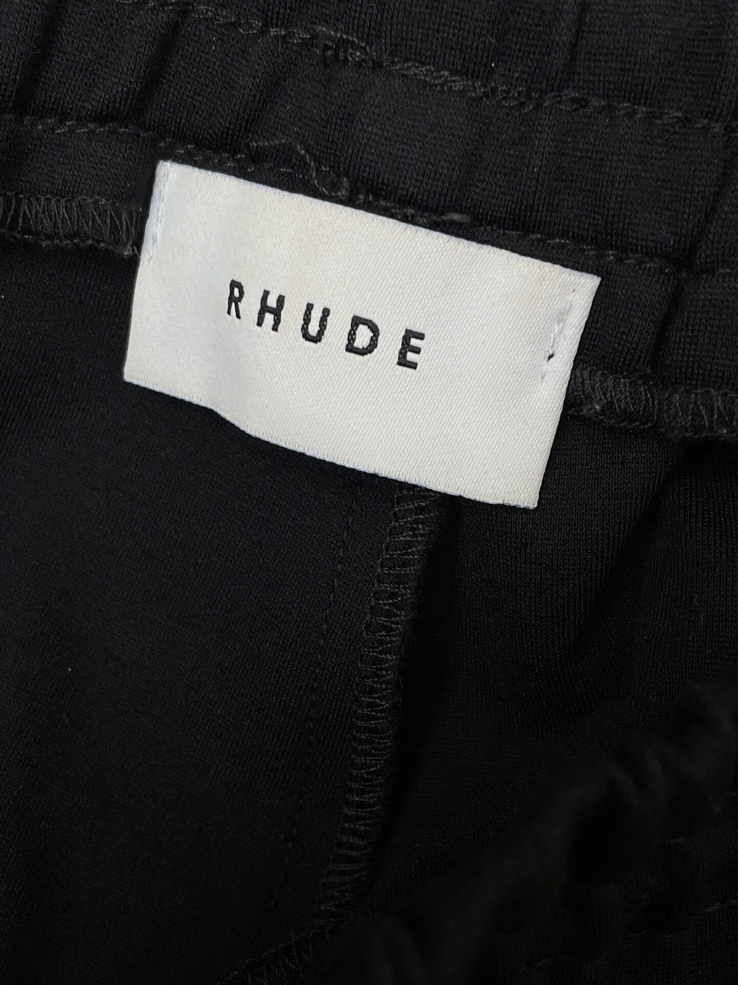 Song For The Mute Slim Black Trousers — detail