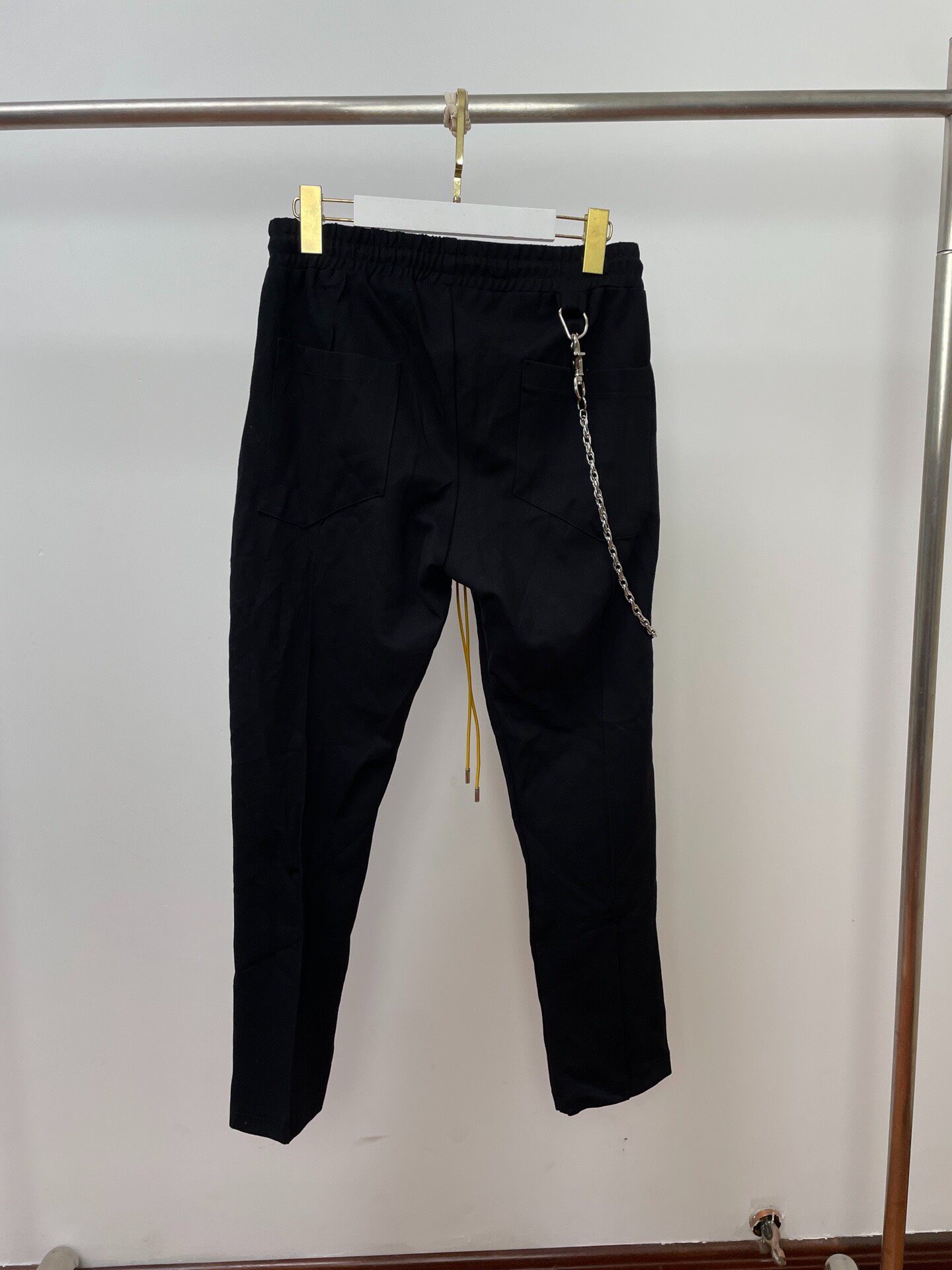Song For The Mute Slim Black Trousers — front
