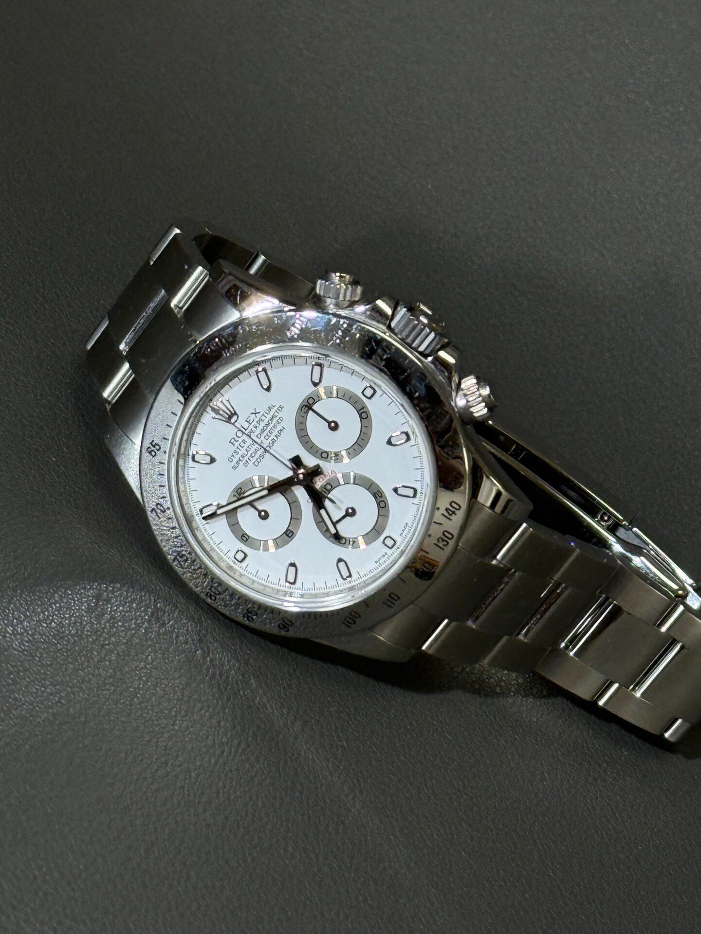 Rolex Daytona 116520 White Dial Watch — back