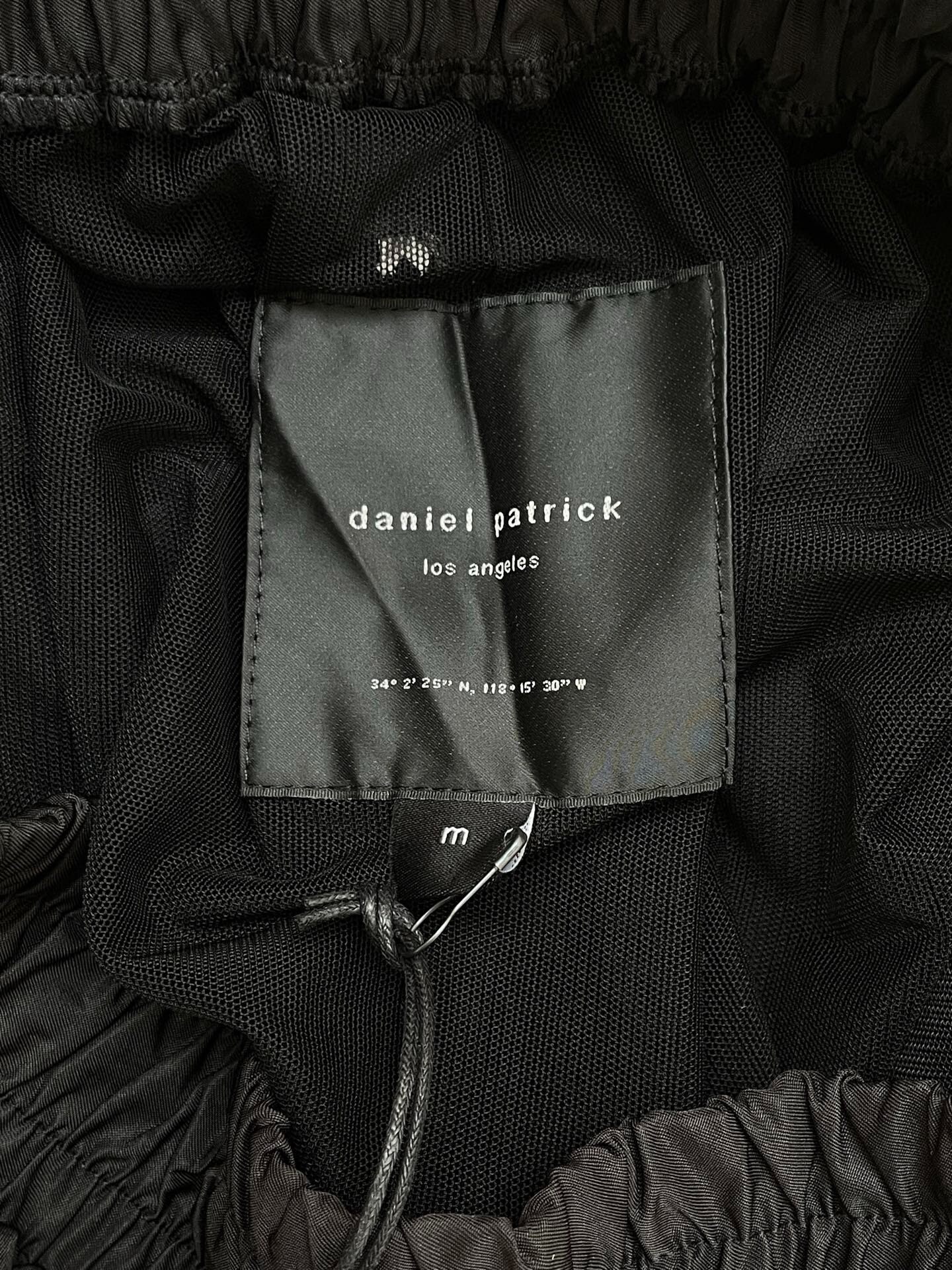 Daniel Patrick Black Jogger Pants — back