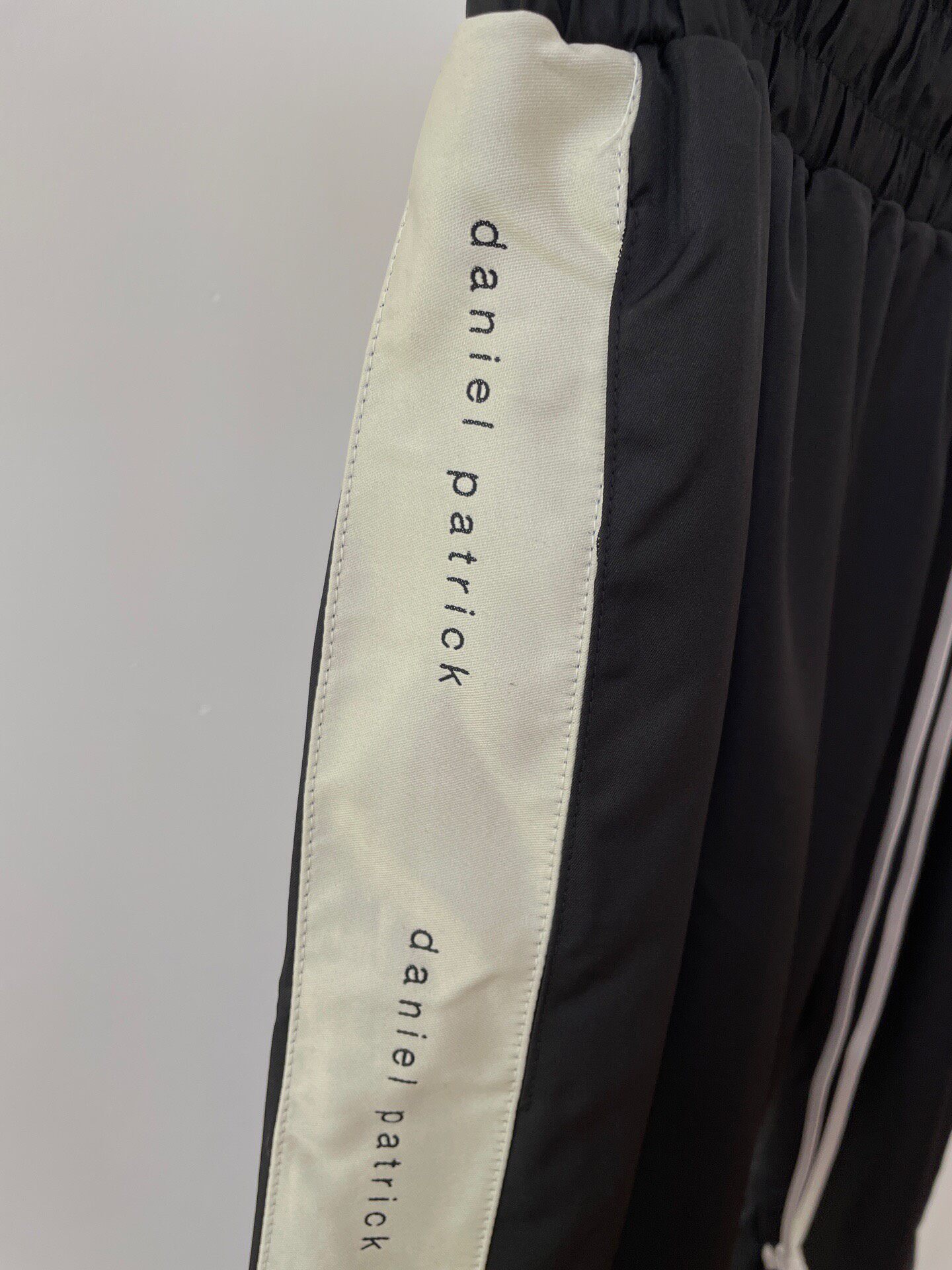 Daniel Patrick Black Jogger Pants — detail