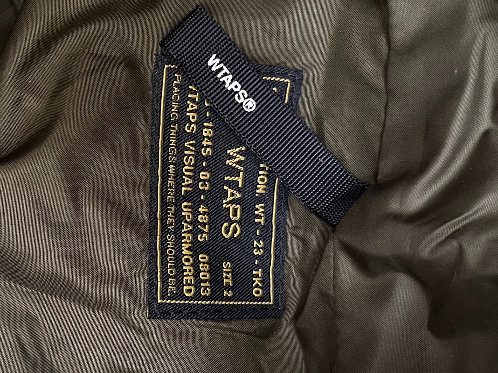 WTAPS Camouflage Hooded Jacket — back