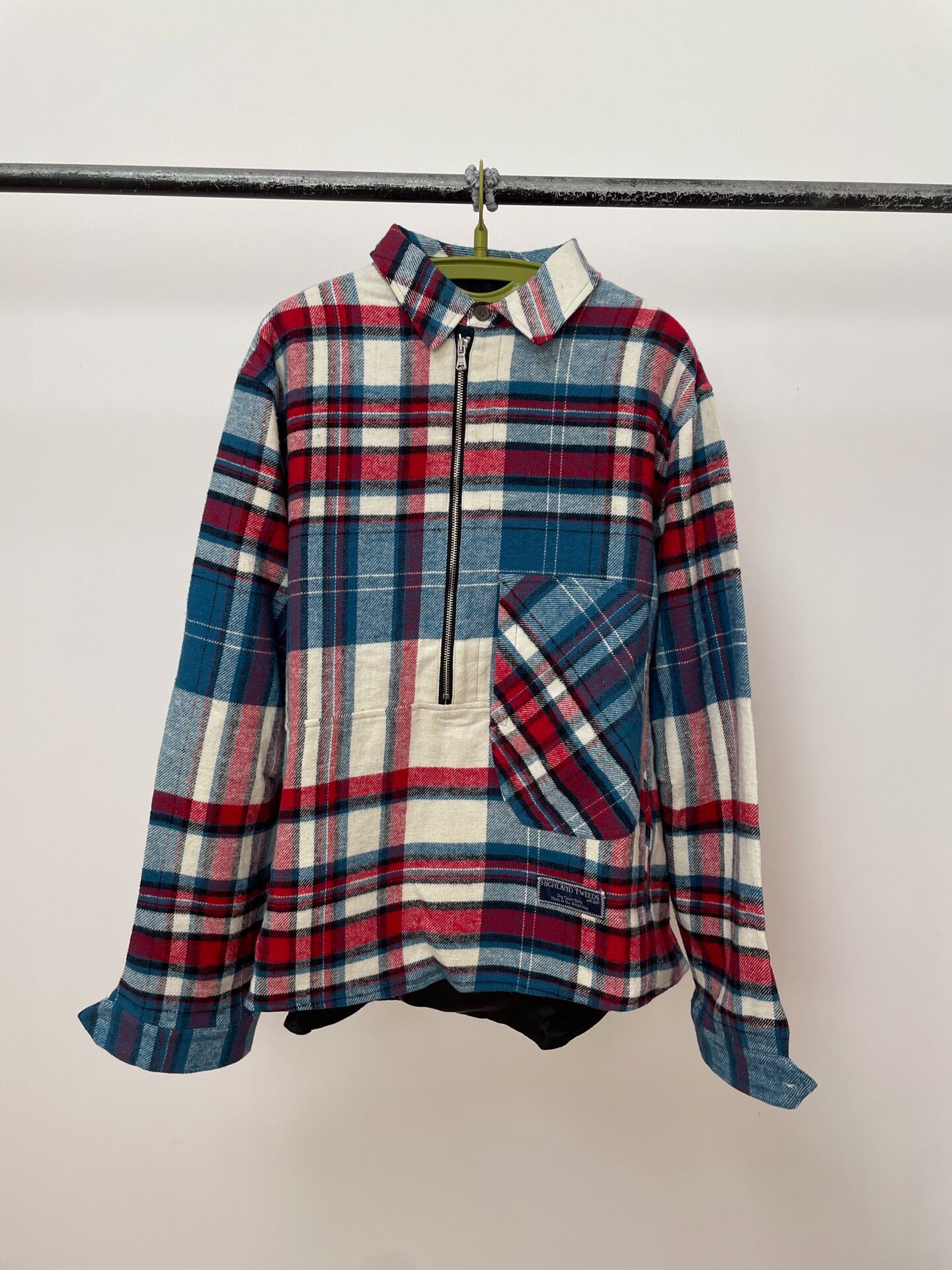 We11Done Blue Red White Plaid Jacket