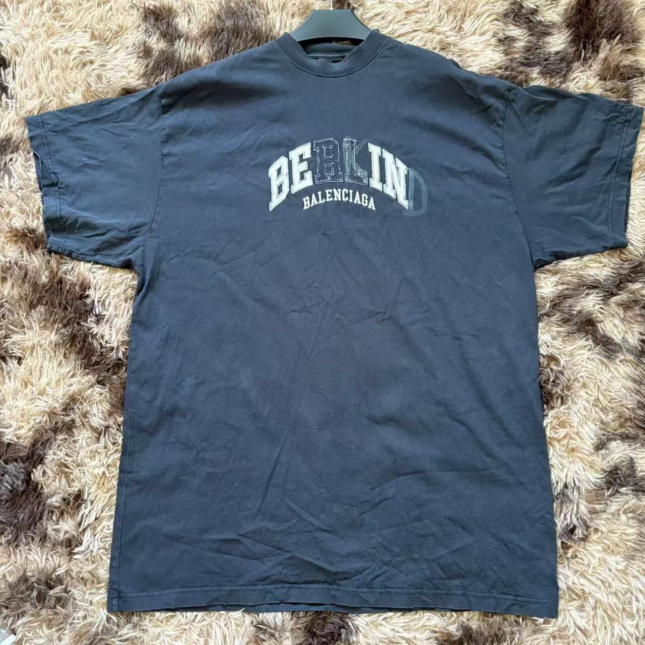Balenciaga BERLIN Embroidered Short-Sleeve Tee