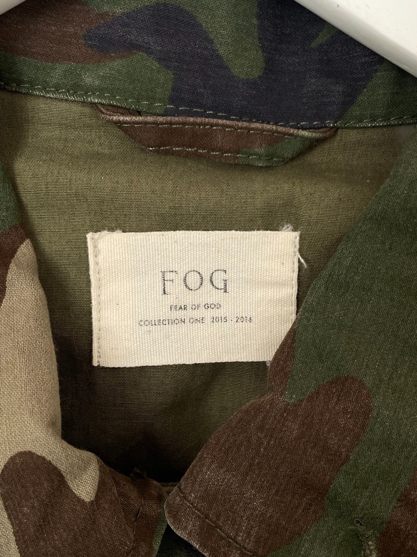Fear Of God Old Line Camo Jacket — detail