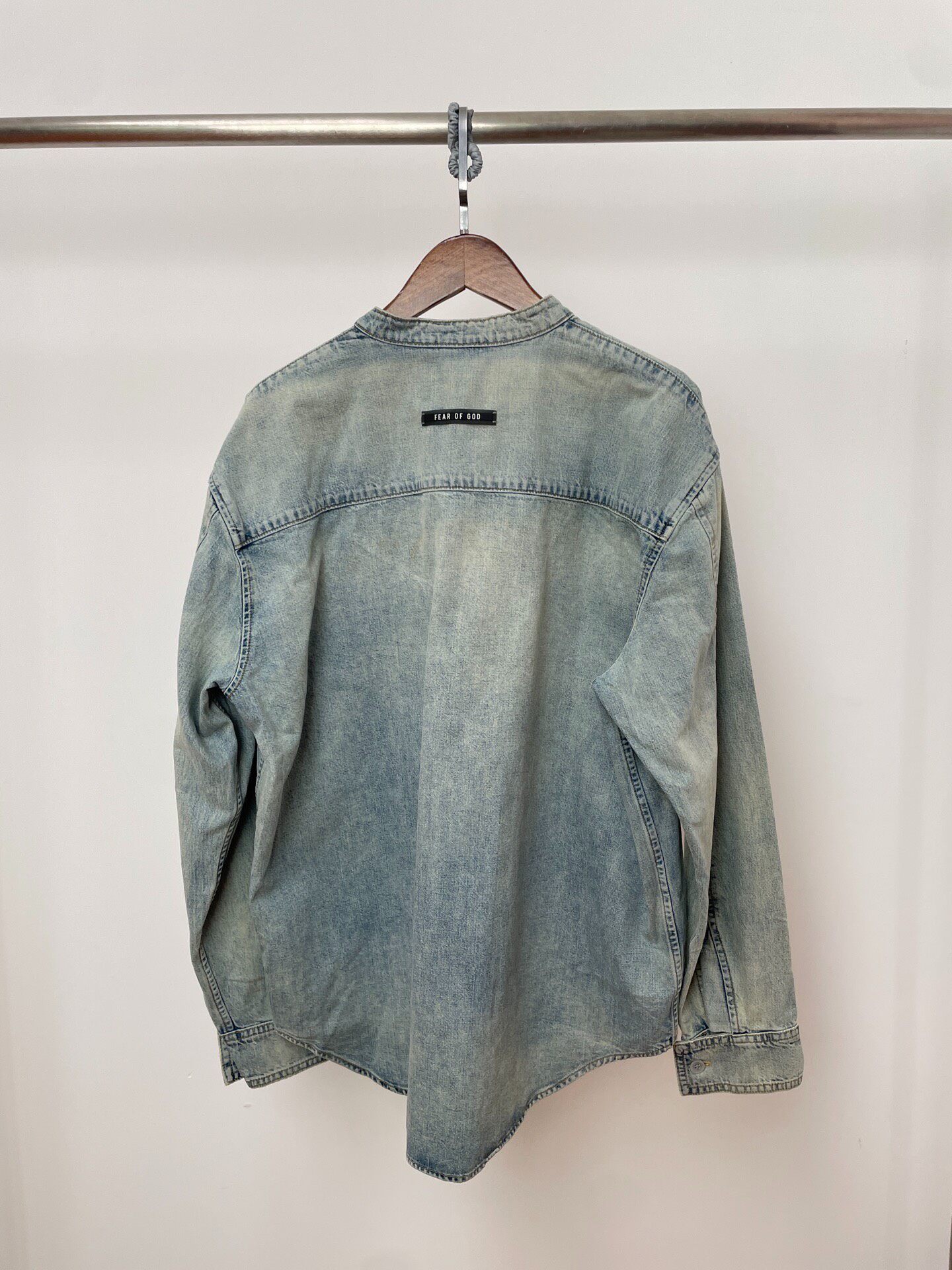 Fear of God Oversized Denim Jacket With Tags — front