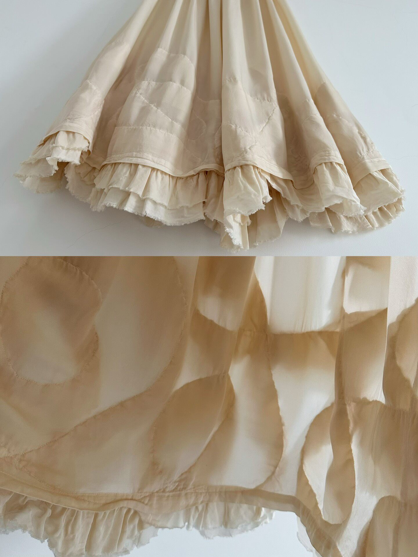 Comme des Garcons Tricot 1999 Ruffle Skirt — label