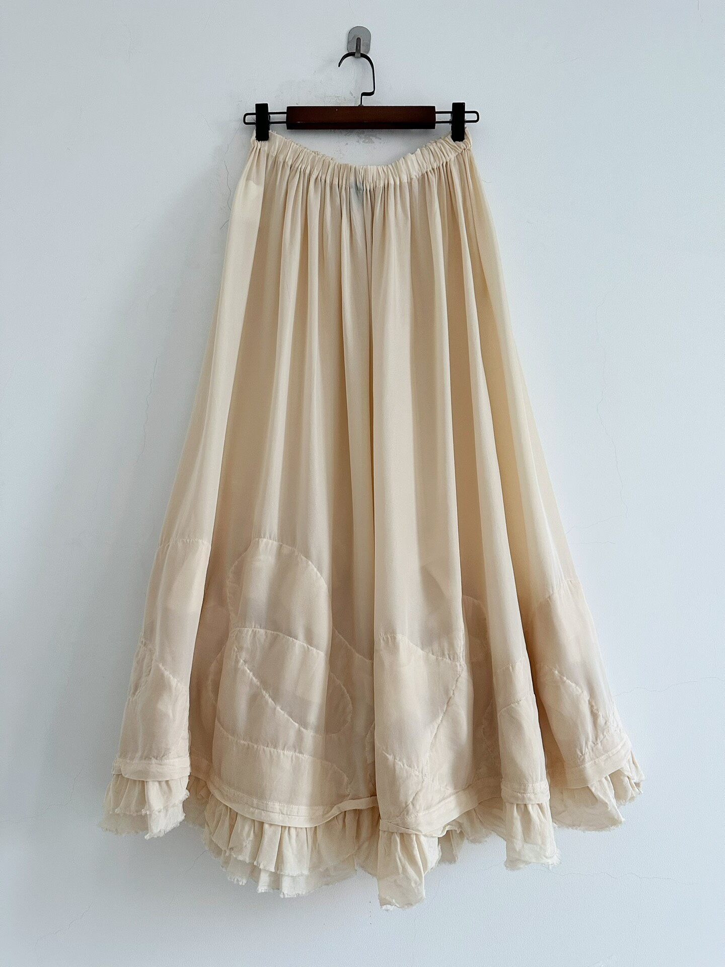 Comme des Garcons Tricot 1999 Ruffle Skirt — front