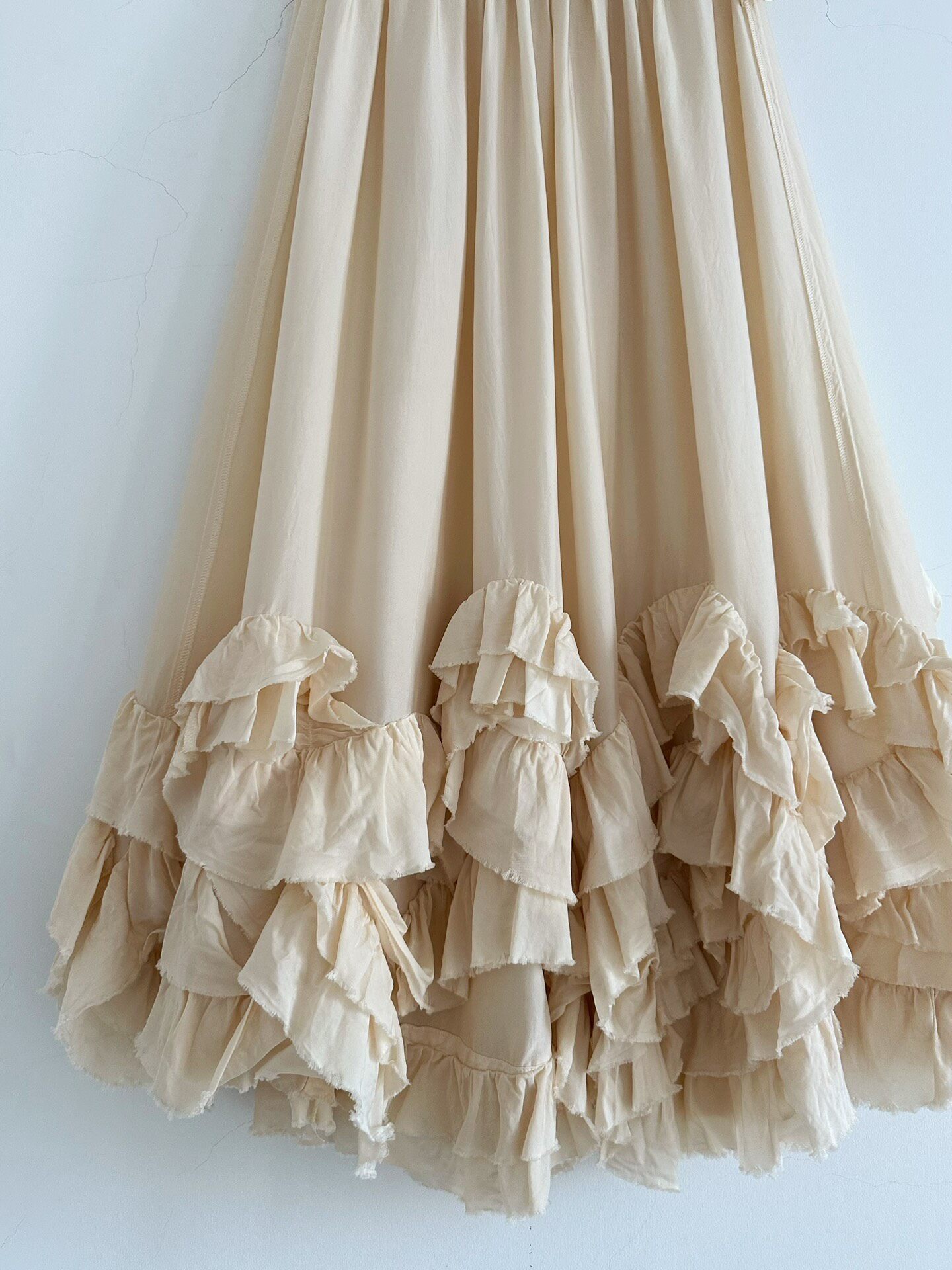 Comme des Garcons Tricot 1999 Ruffle Skirt — back