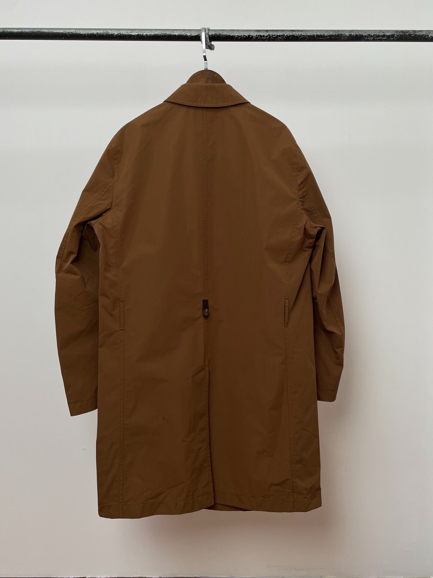 Zegna Mid-length Trench Coat With Belt — front