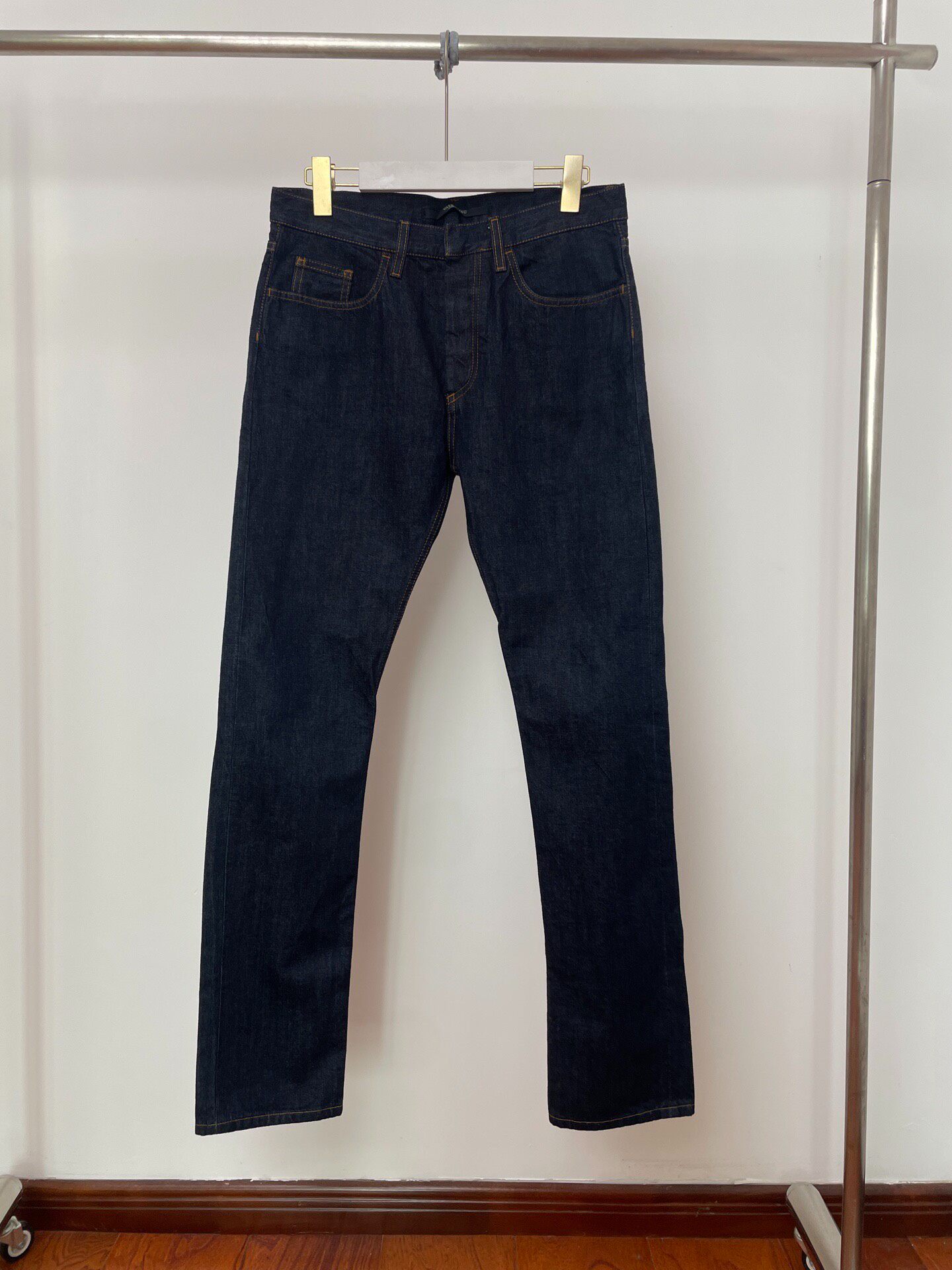 Valentino Dark Blue Straight Leg Jeans