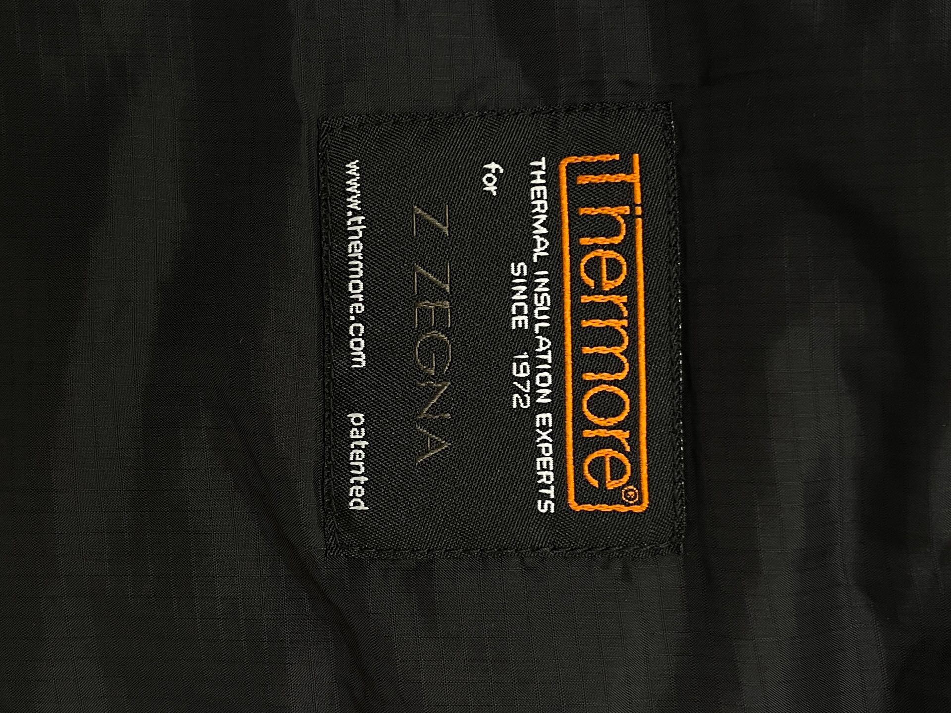 Zegna Black Winter Technical Jacket — back