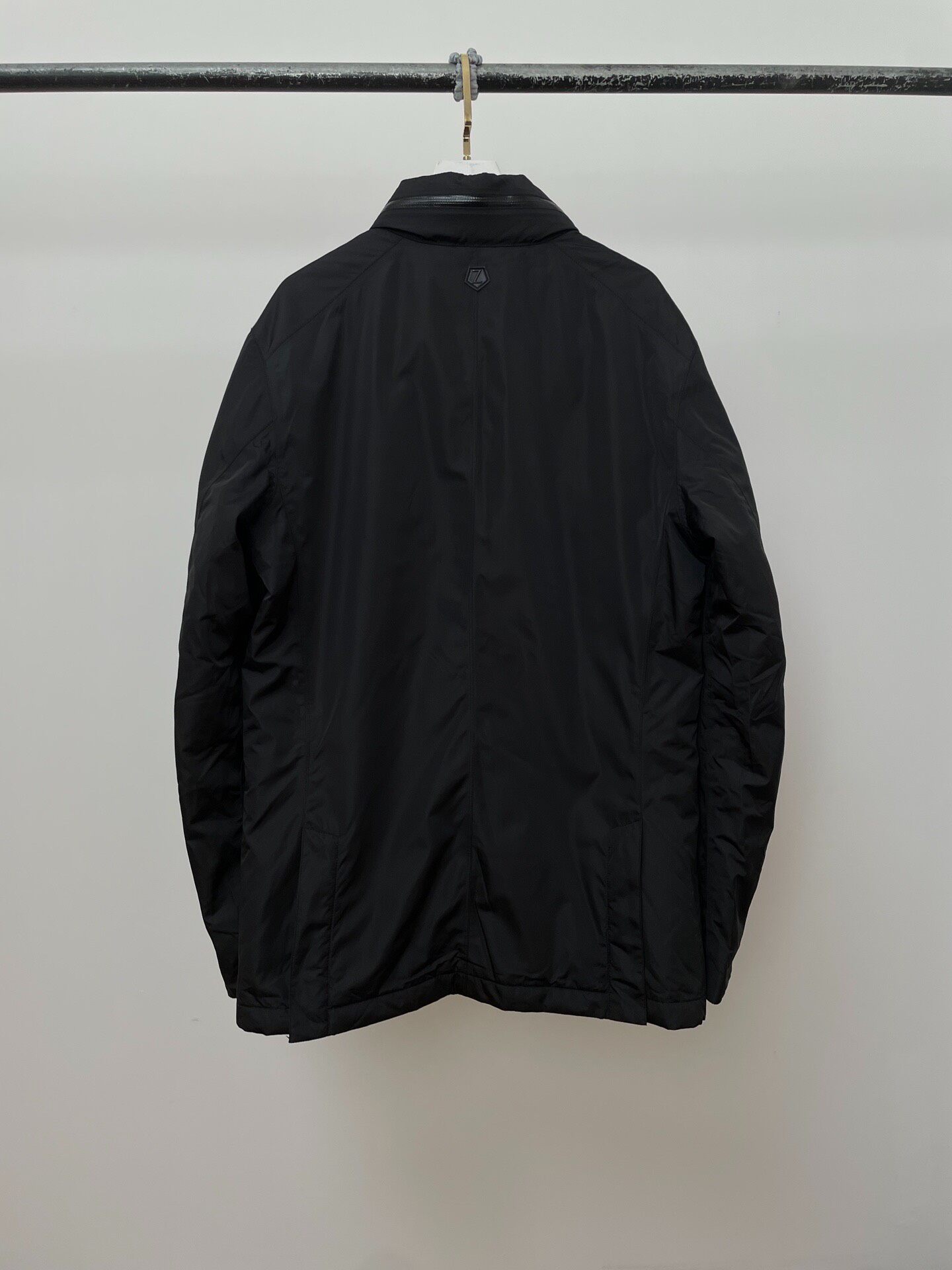 Zegna Black Winter Technical Jacket — front