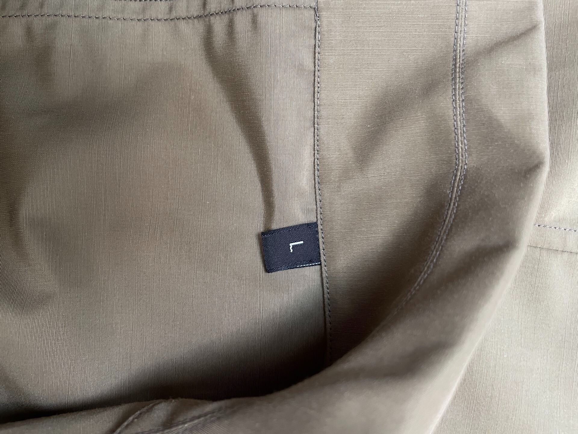 Zegna Shirt-Style Nylon Jacket — detail