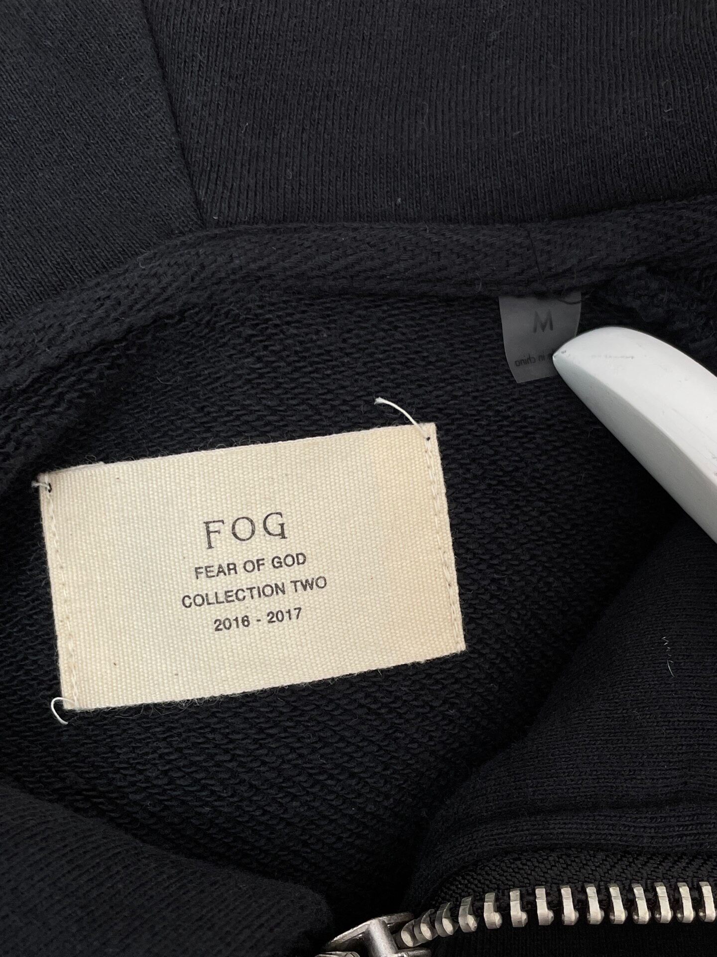 Fear of God 3rd Half-Zip Hoodie — detail