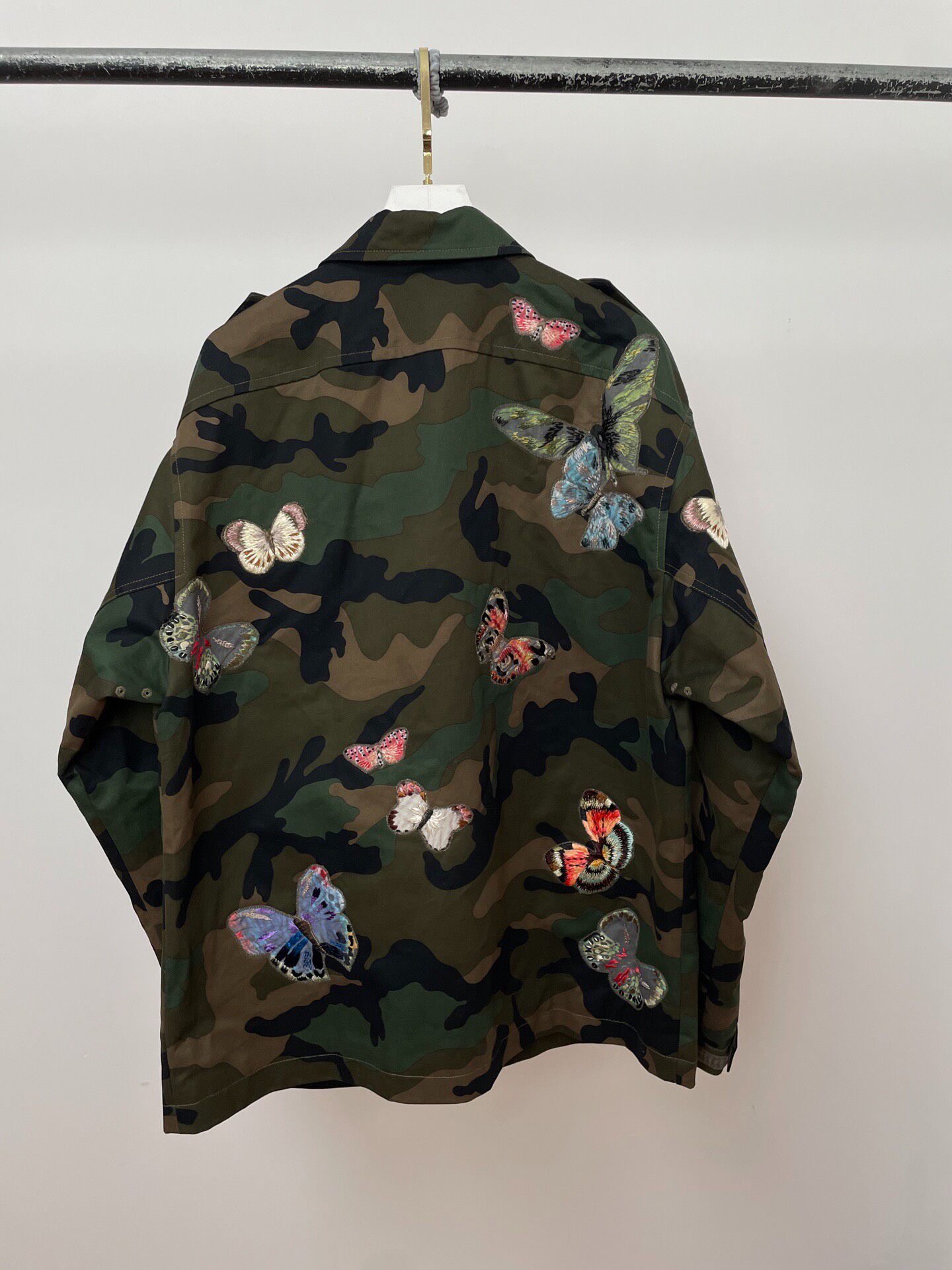 Valentino Butterfly Camouflage Jacket — front