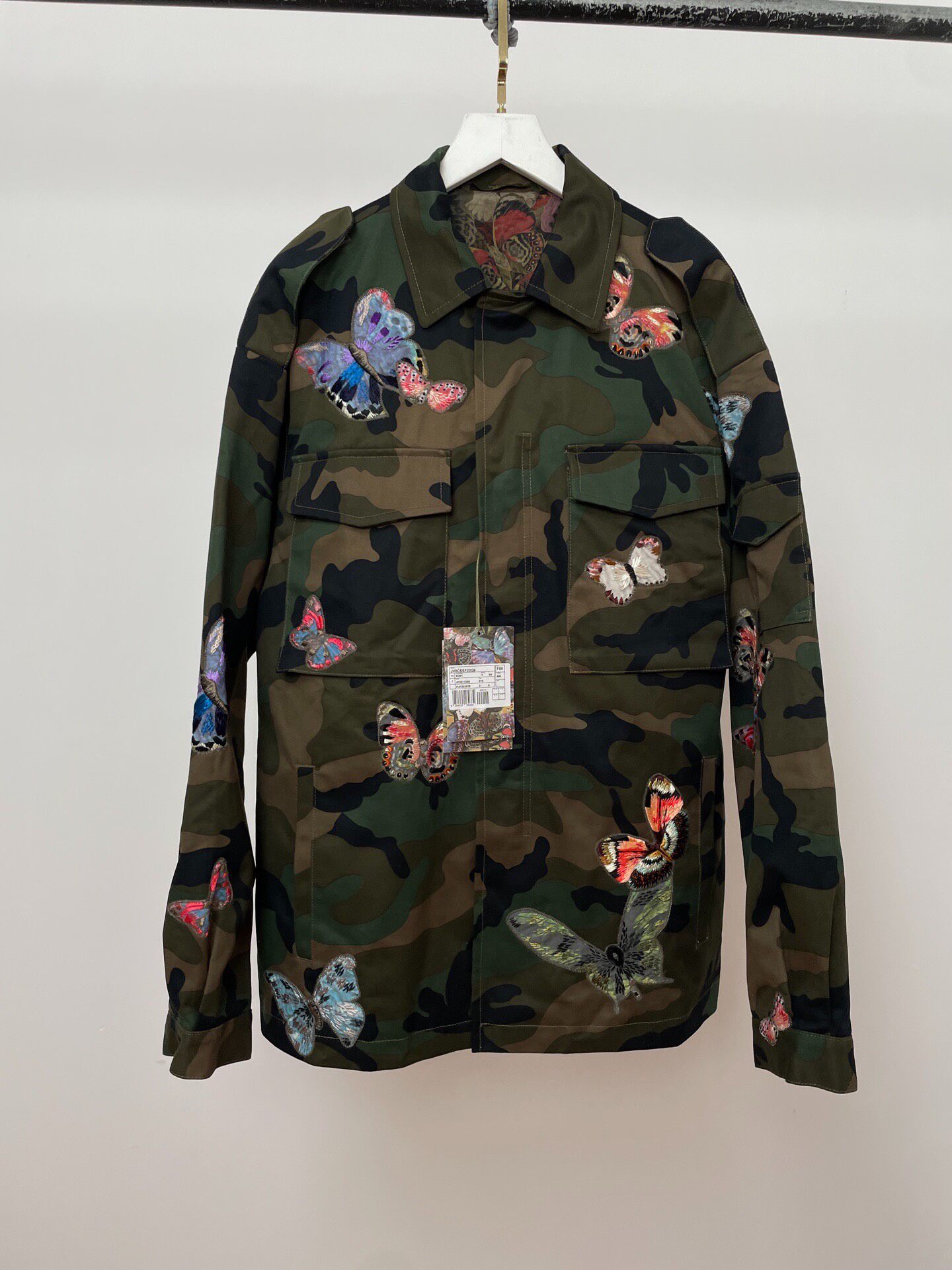 Valentino Butterfly Camouflage Jacket