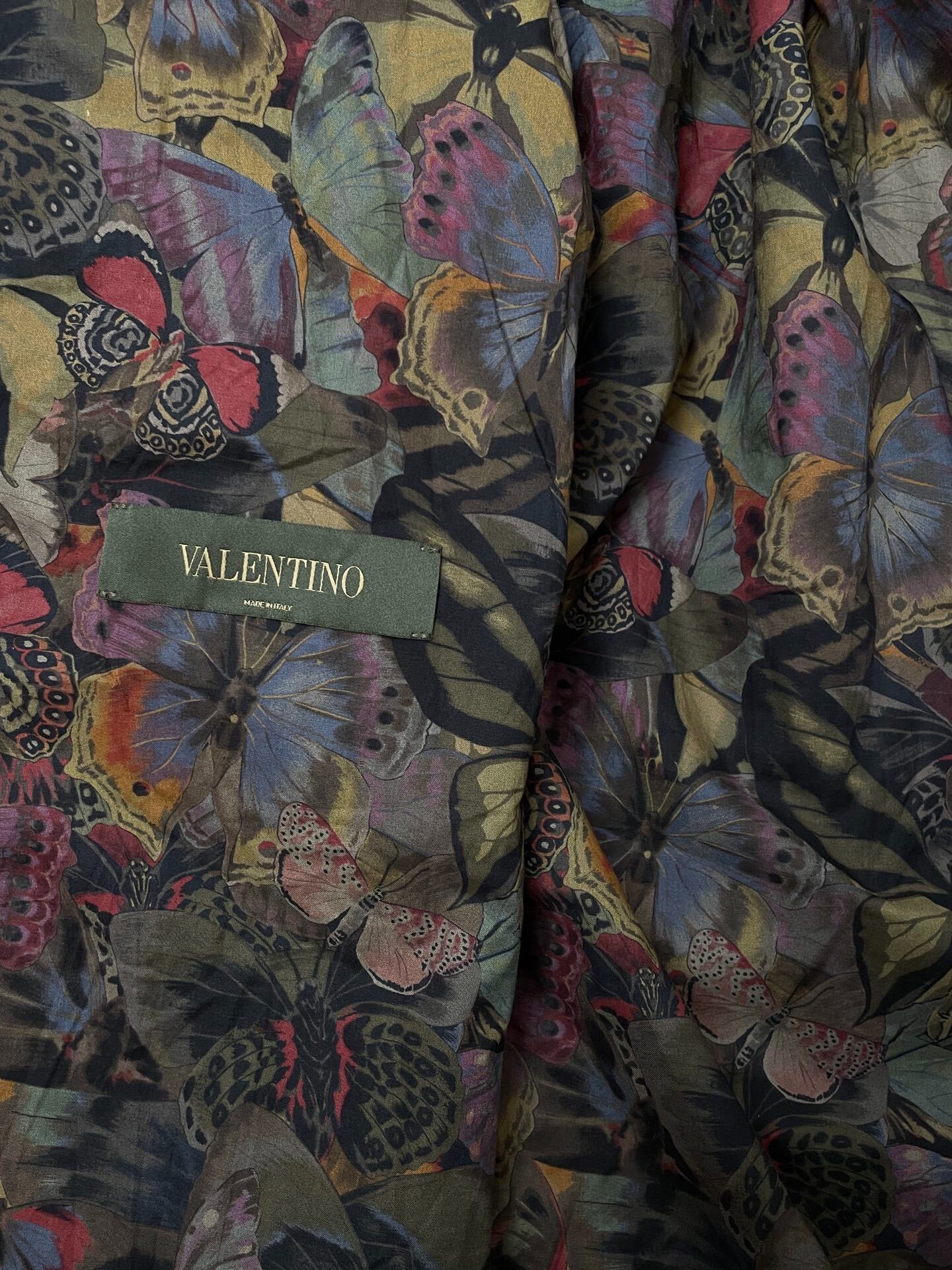 Valentino Butterfly Camouflage Jacket — back