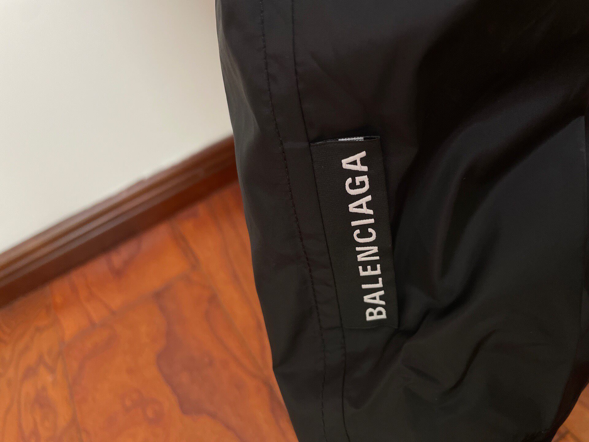 Balenciaga New Black Long Coat — back