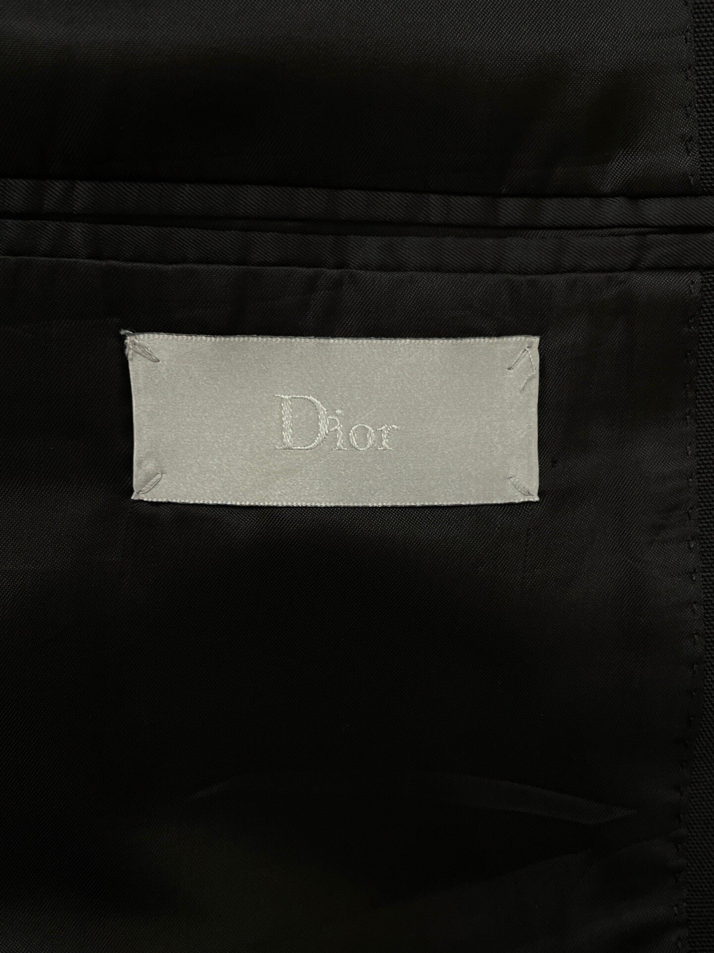 Dior Black Blazer (Huang Xuan Same Style) — label
