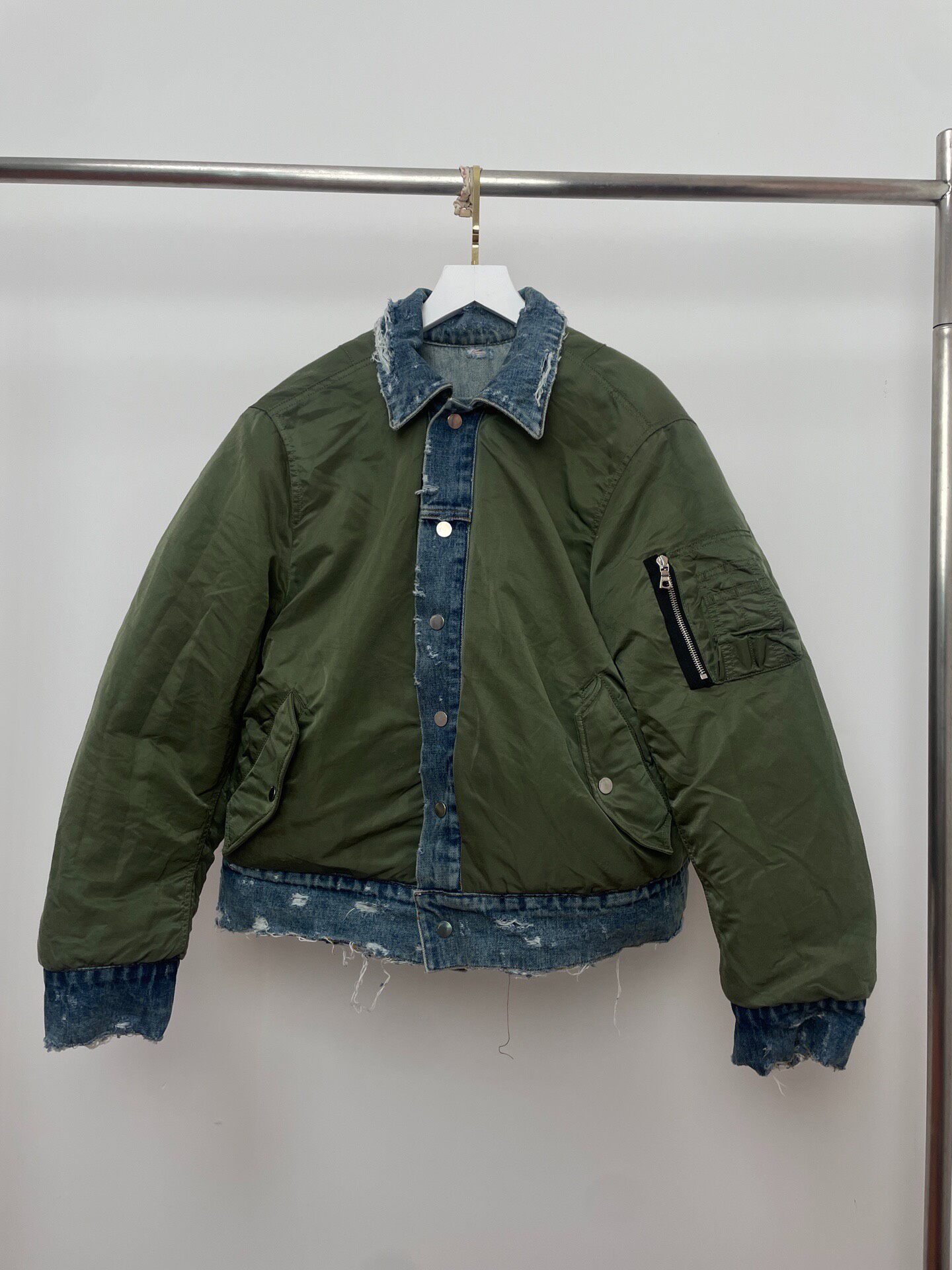 Amiri MA-1 Double-Sided Bomber Jacket — detail
