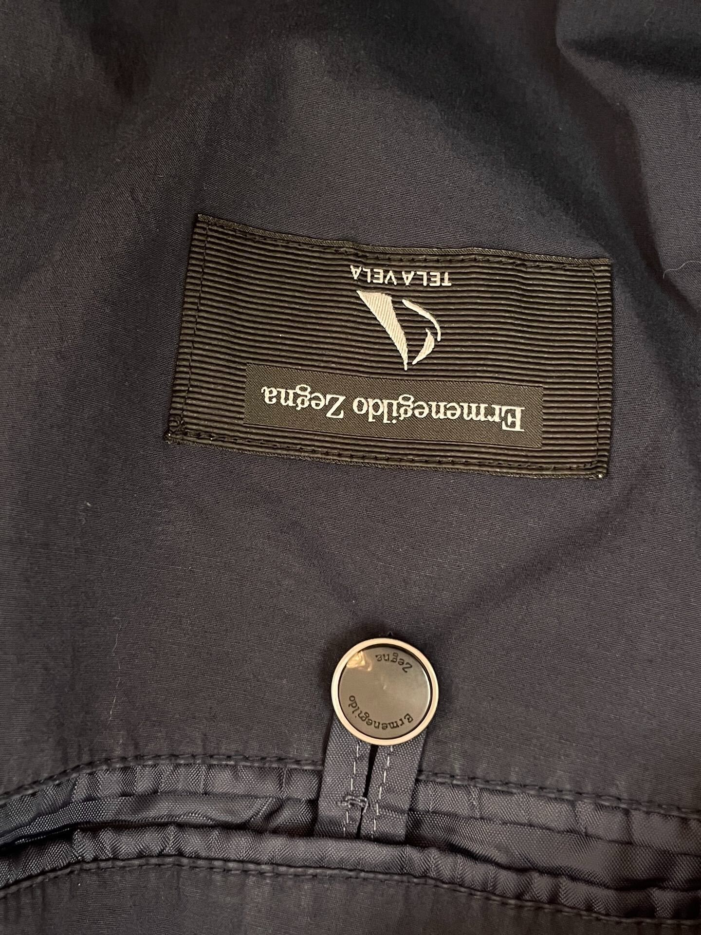 Zegna Lightweight Spring Blazer — detail