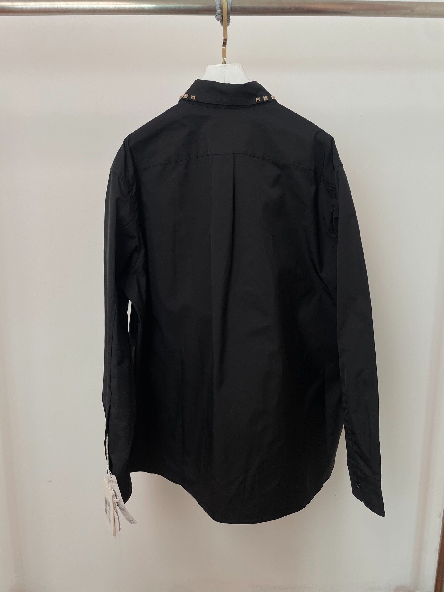 Valentino Stud Collar Long Sleeve Shirt — front