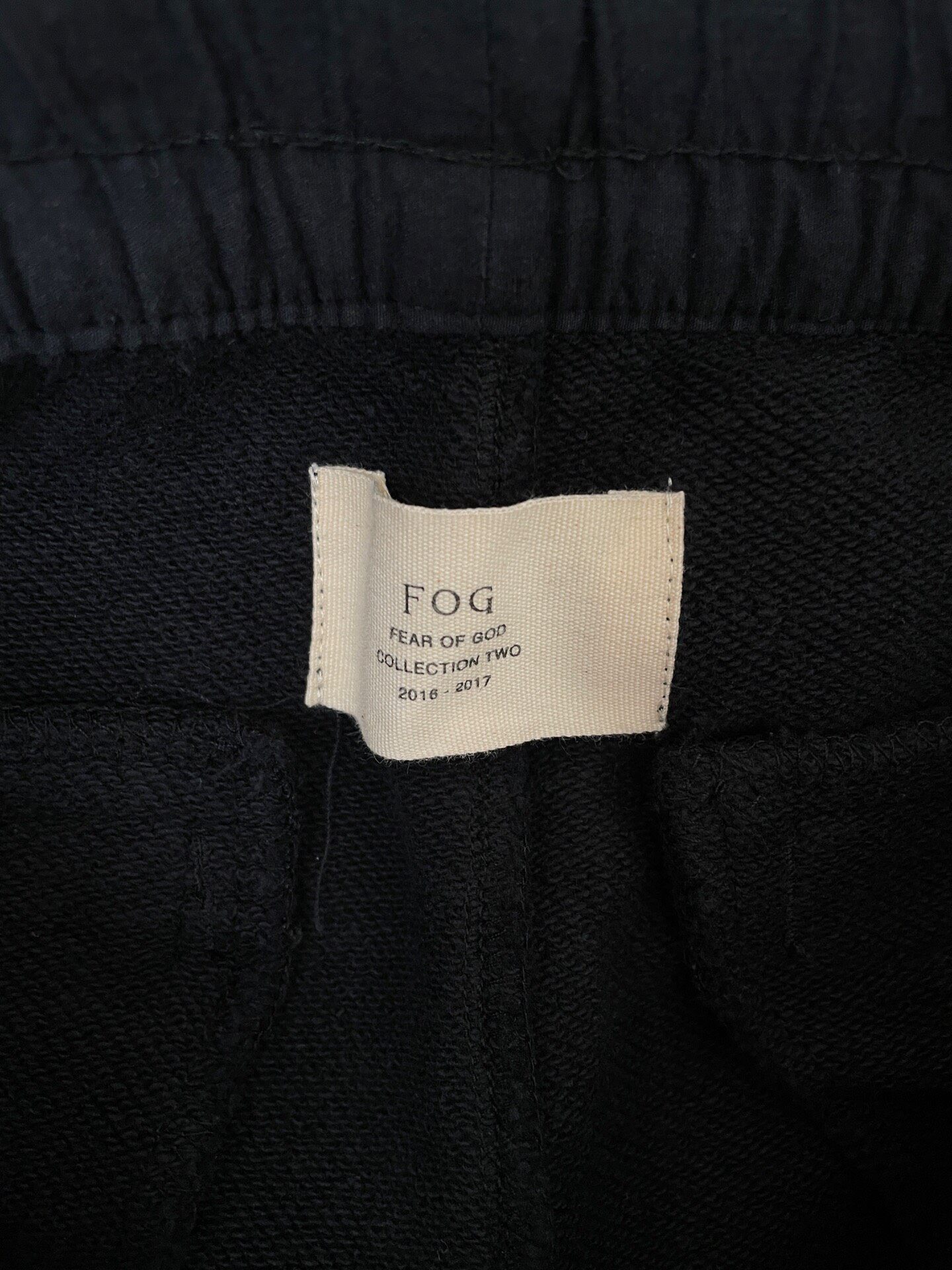 Fog Collection Two New Sweatpants — detail