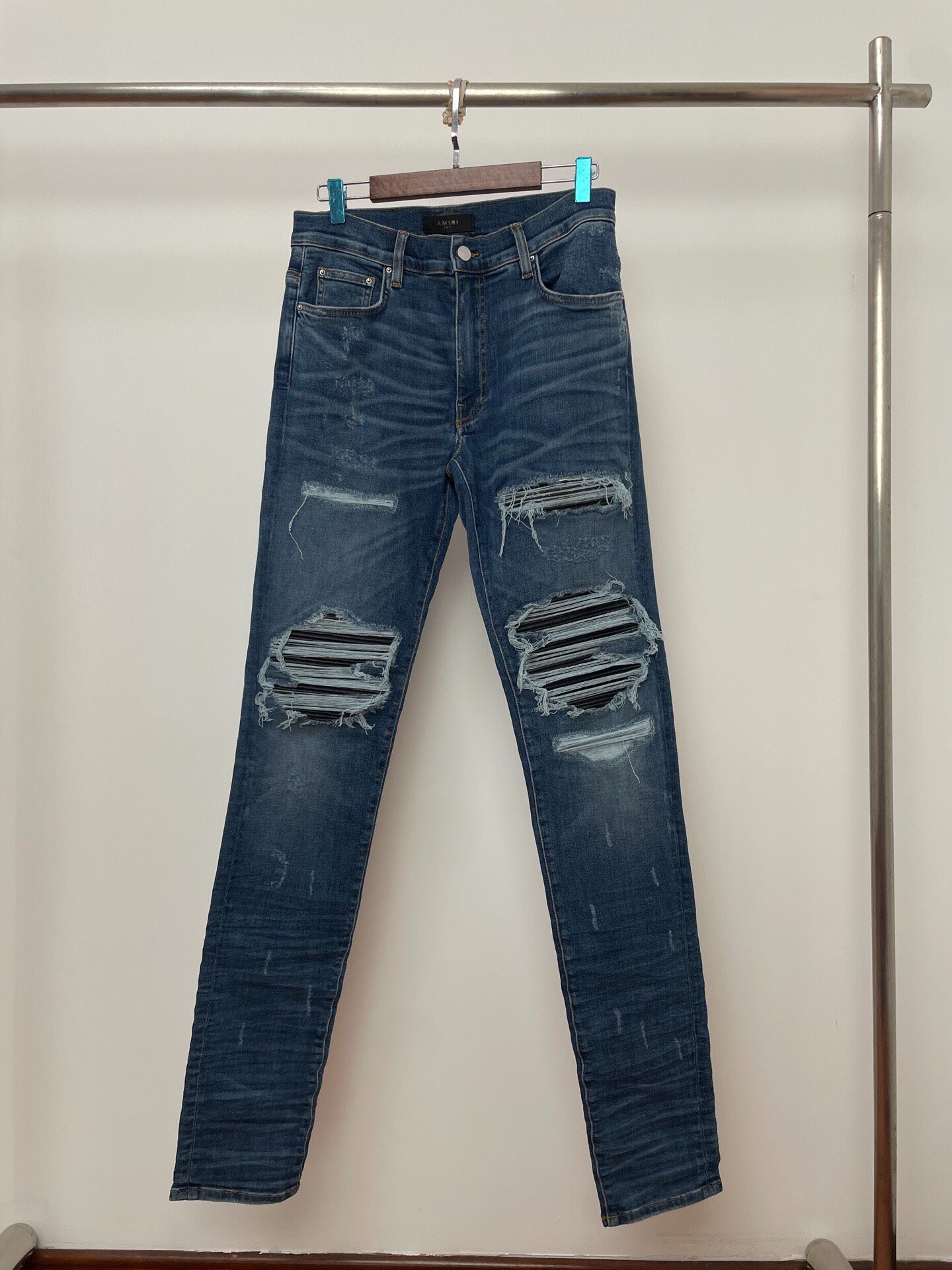 AMIRI Blue MX1 Straight Leg Jeans