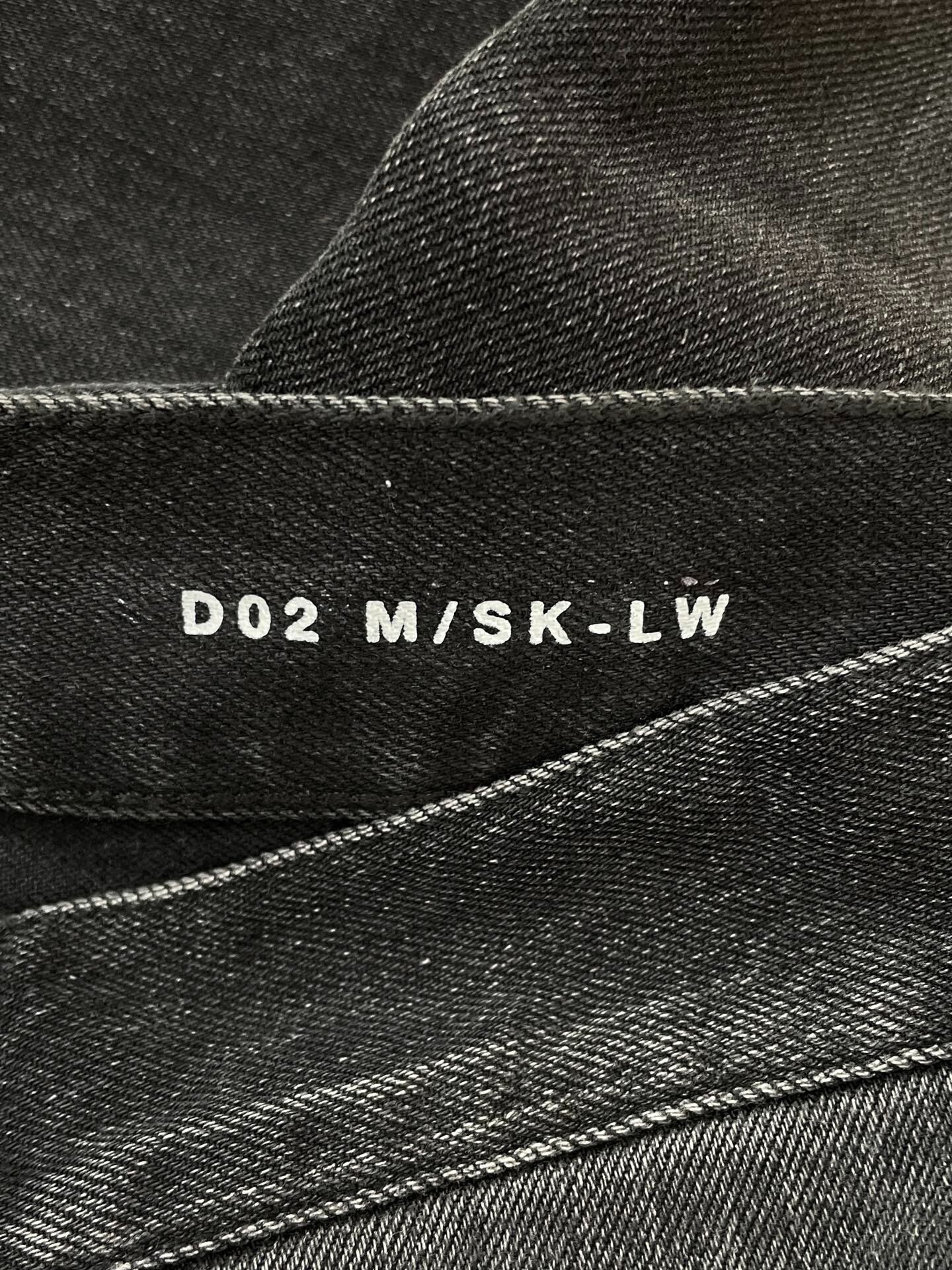 Saint Laurent Straight Leg Denim Jeans — back