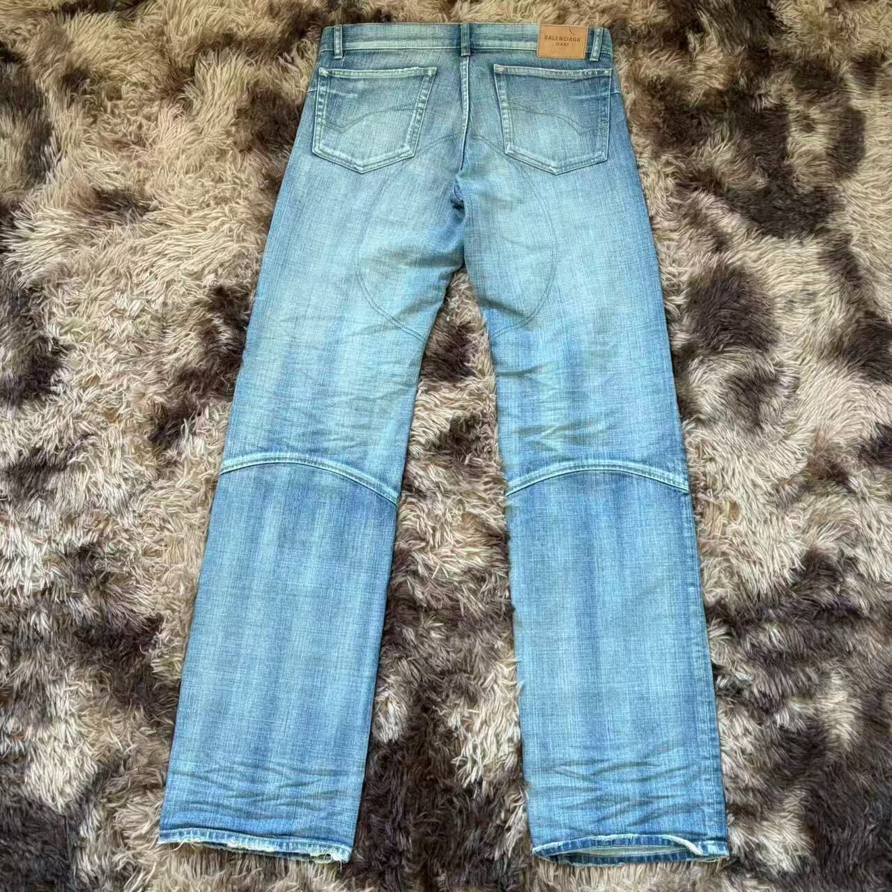 Balenciaga 25FW Long Denim Jeans — front