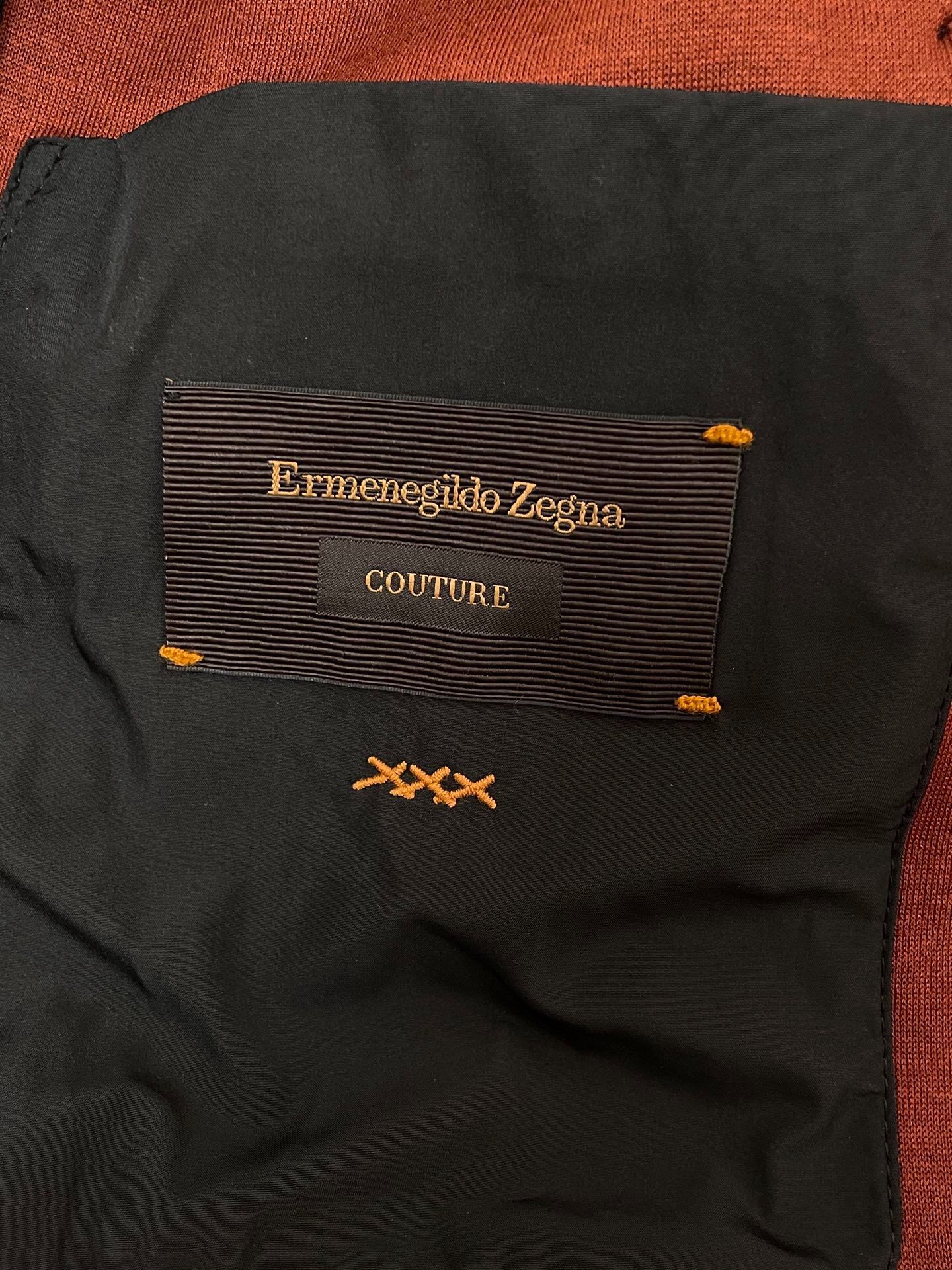 Ermenegildo Zegna Black Casual Jacket — detail