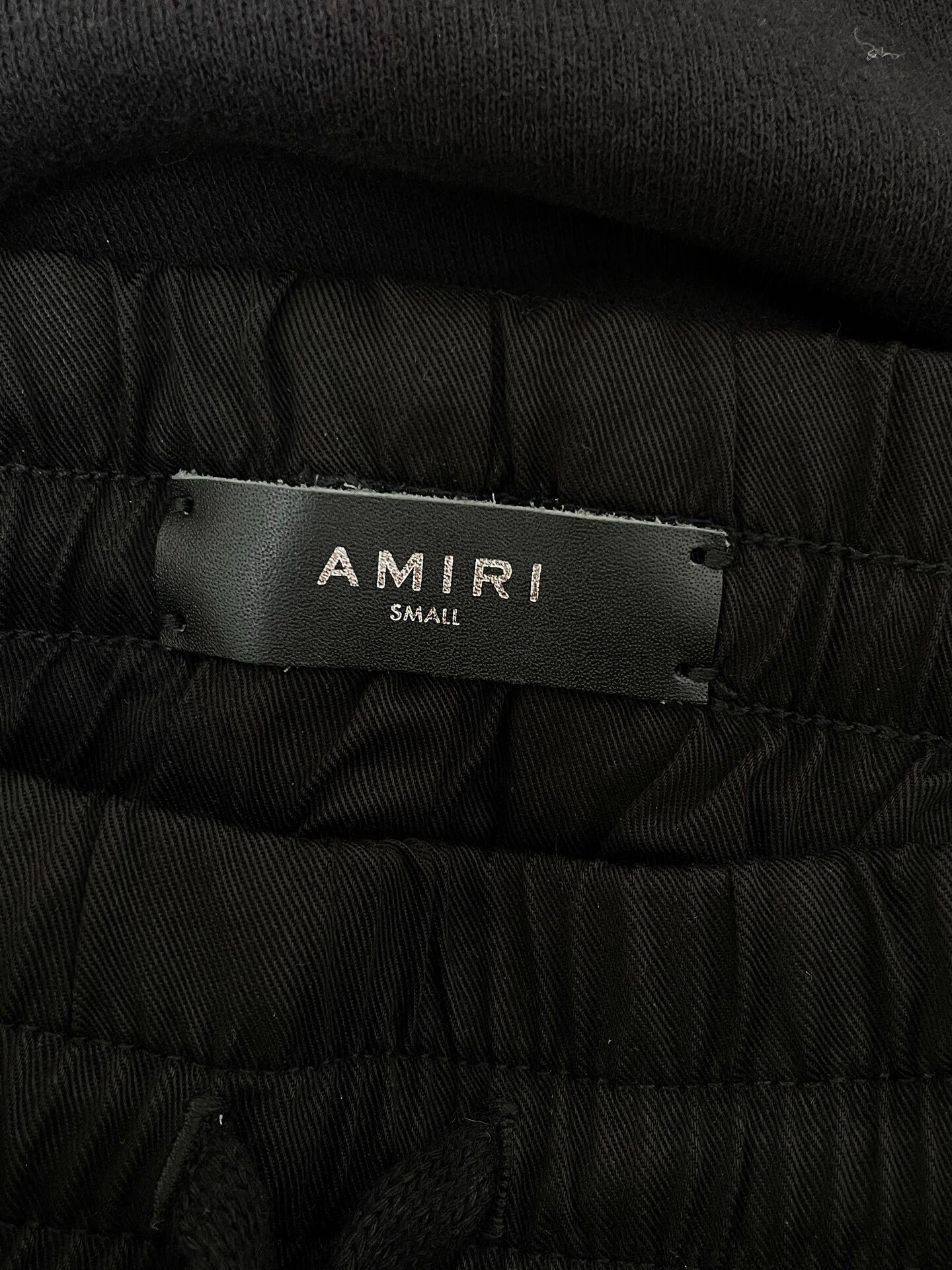 Amiri Distressed Black Pants — back