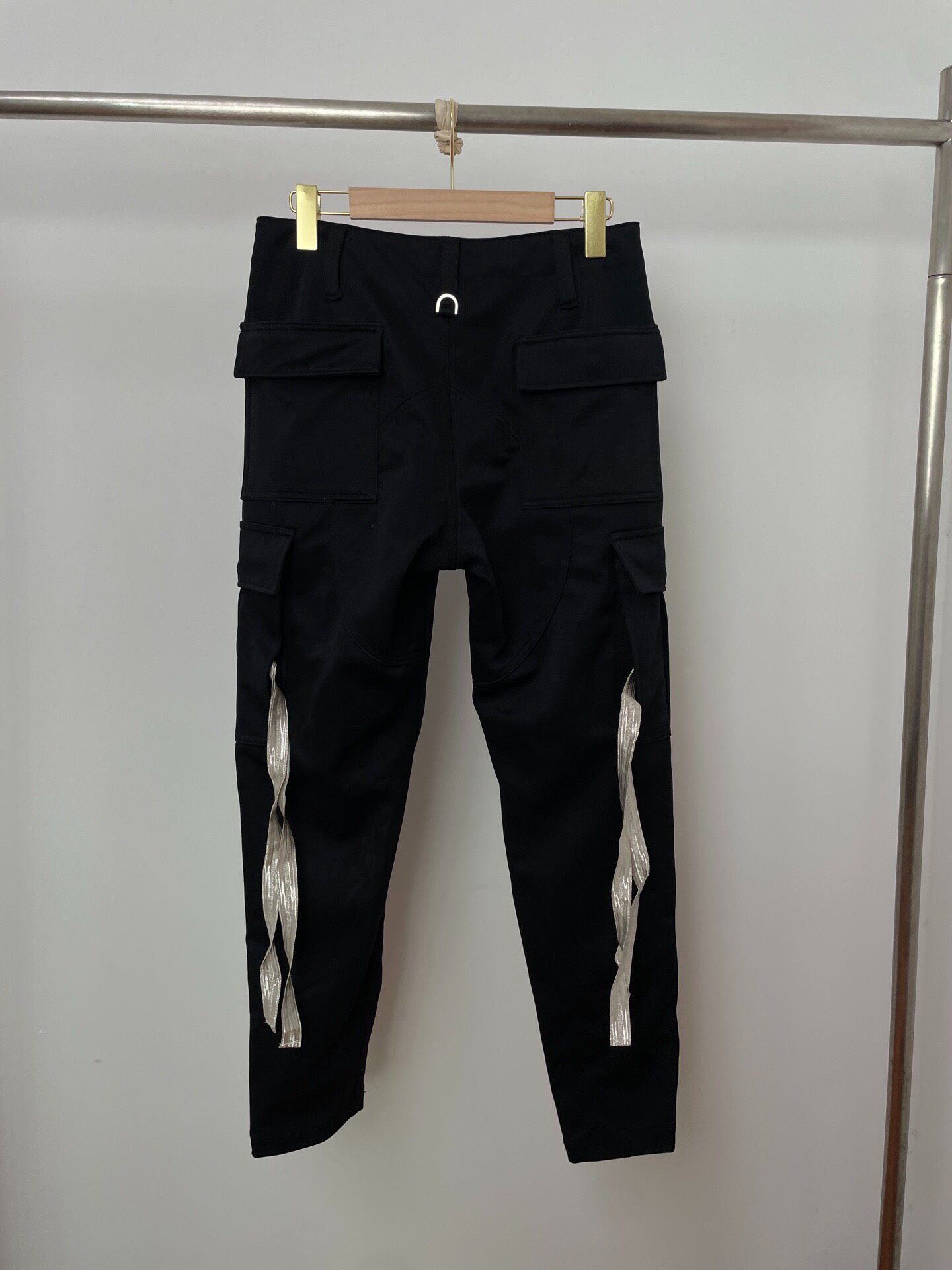 Mastermind Japan Black Cargo Sweatpants — front
