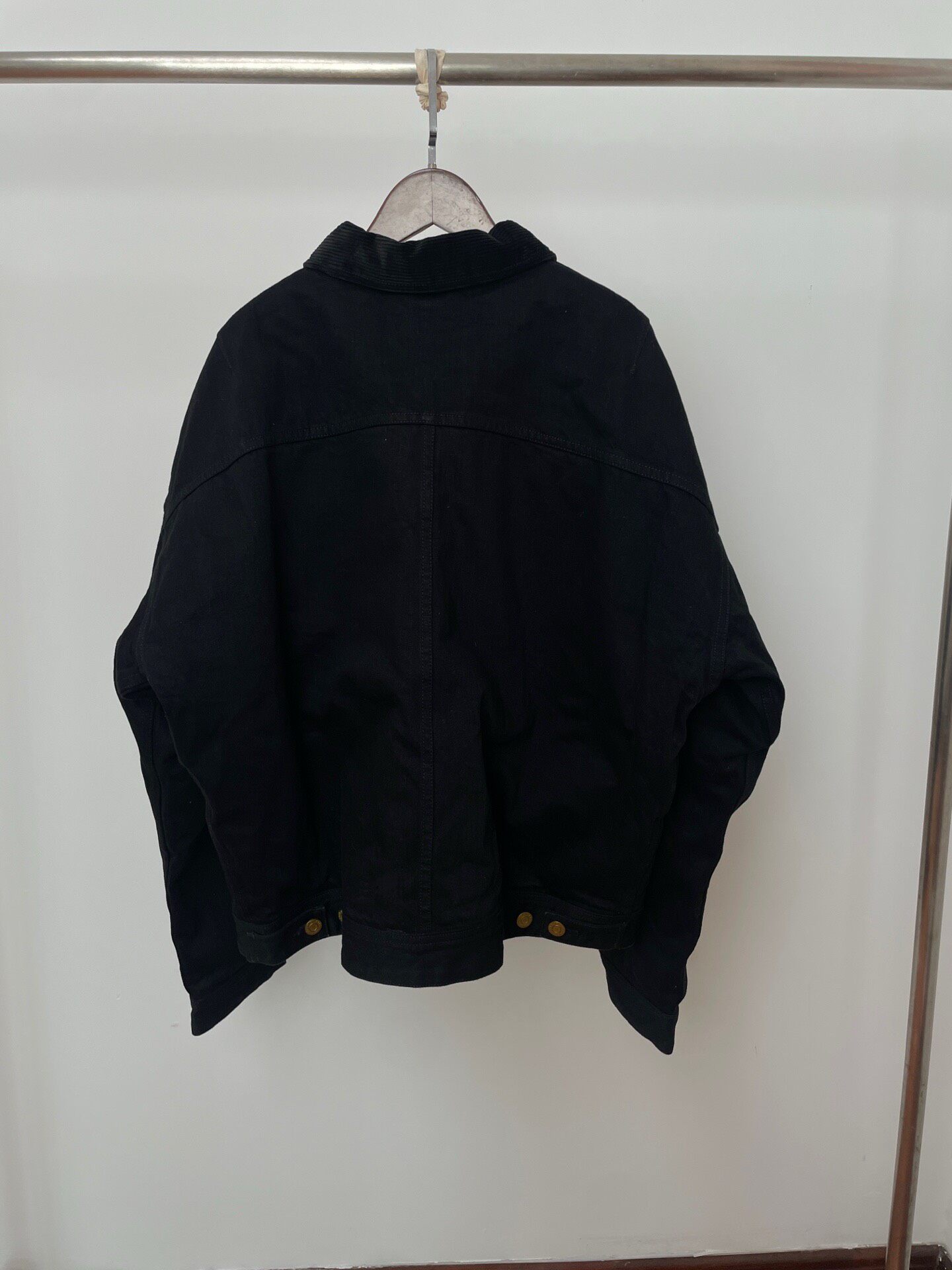 Fear of God 5th Black Denim Jacket — front