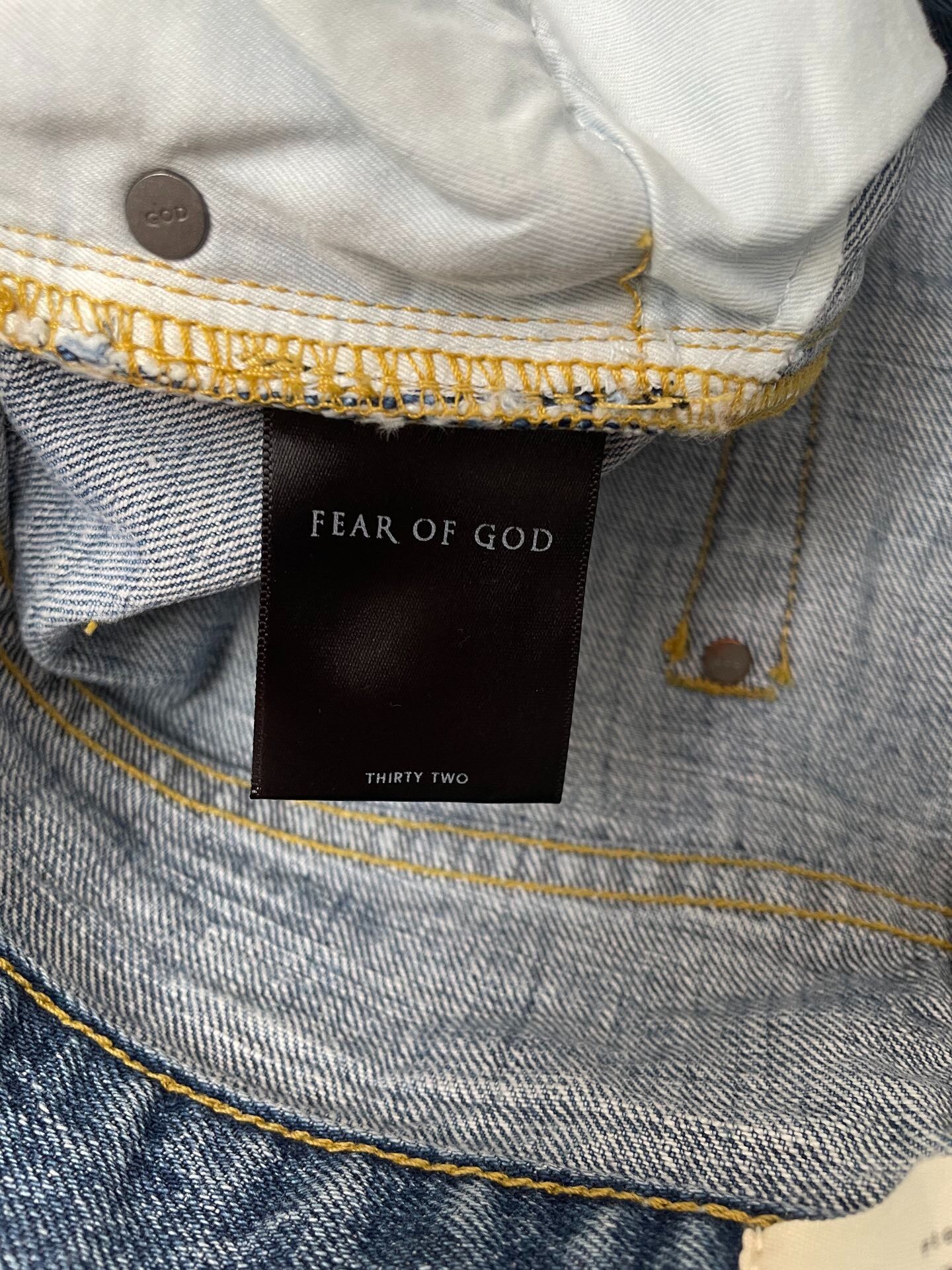 Fear of God 4th Ed Limited Blue Jeans — back