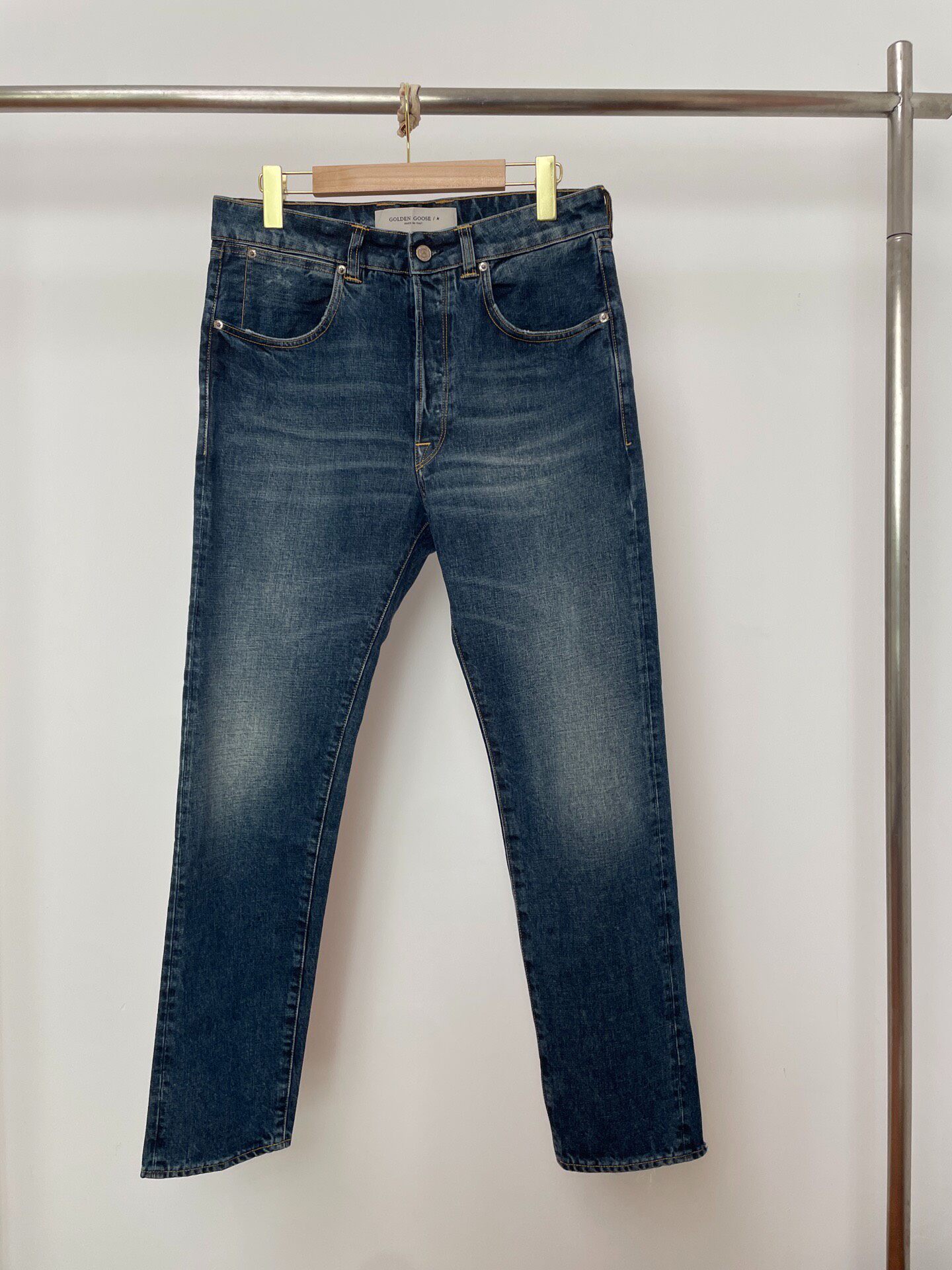 Golden Goose Dark Blue Straight Jeans