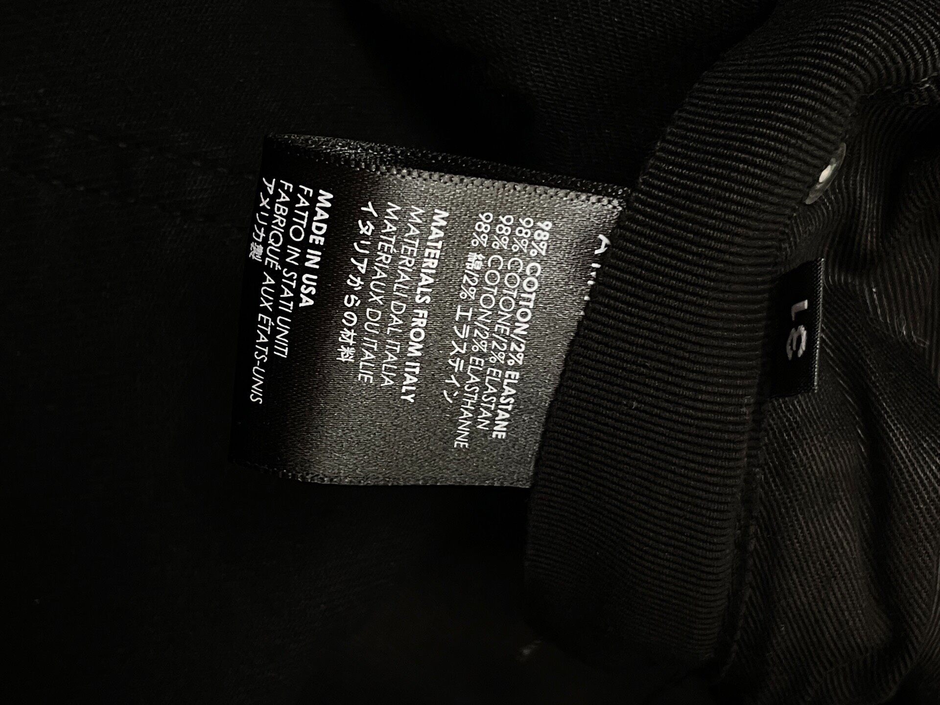 AMIRI New Black Straight Jeans With Tags — back